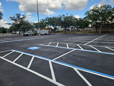 Sealcoating and Line Striping