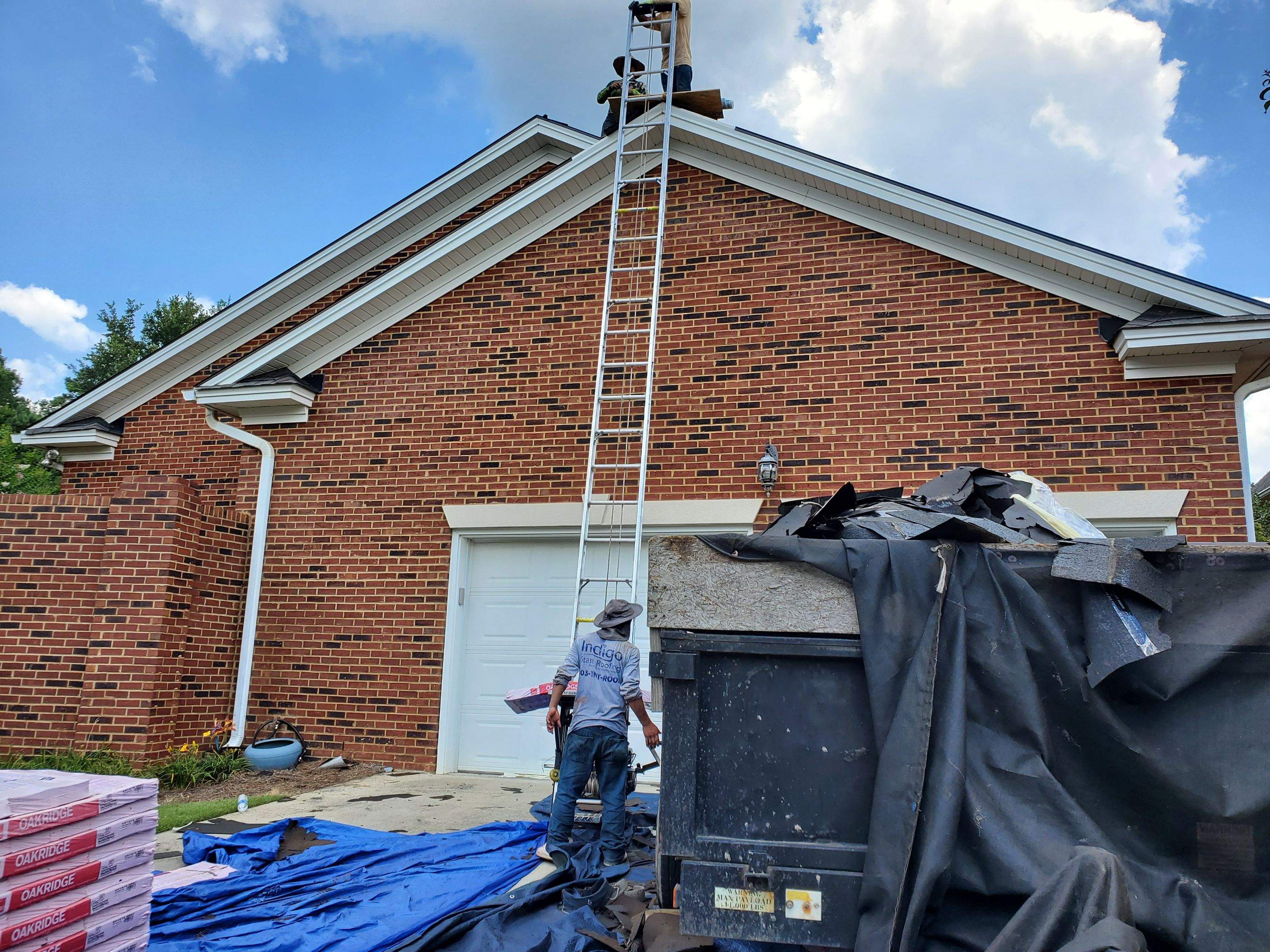 Residential Roofing Installation using Owens Corning® Oakridge Estate Gray by Indigo State Roofing