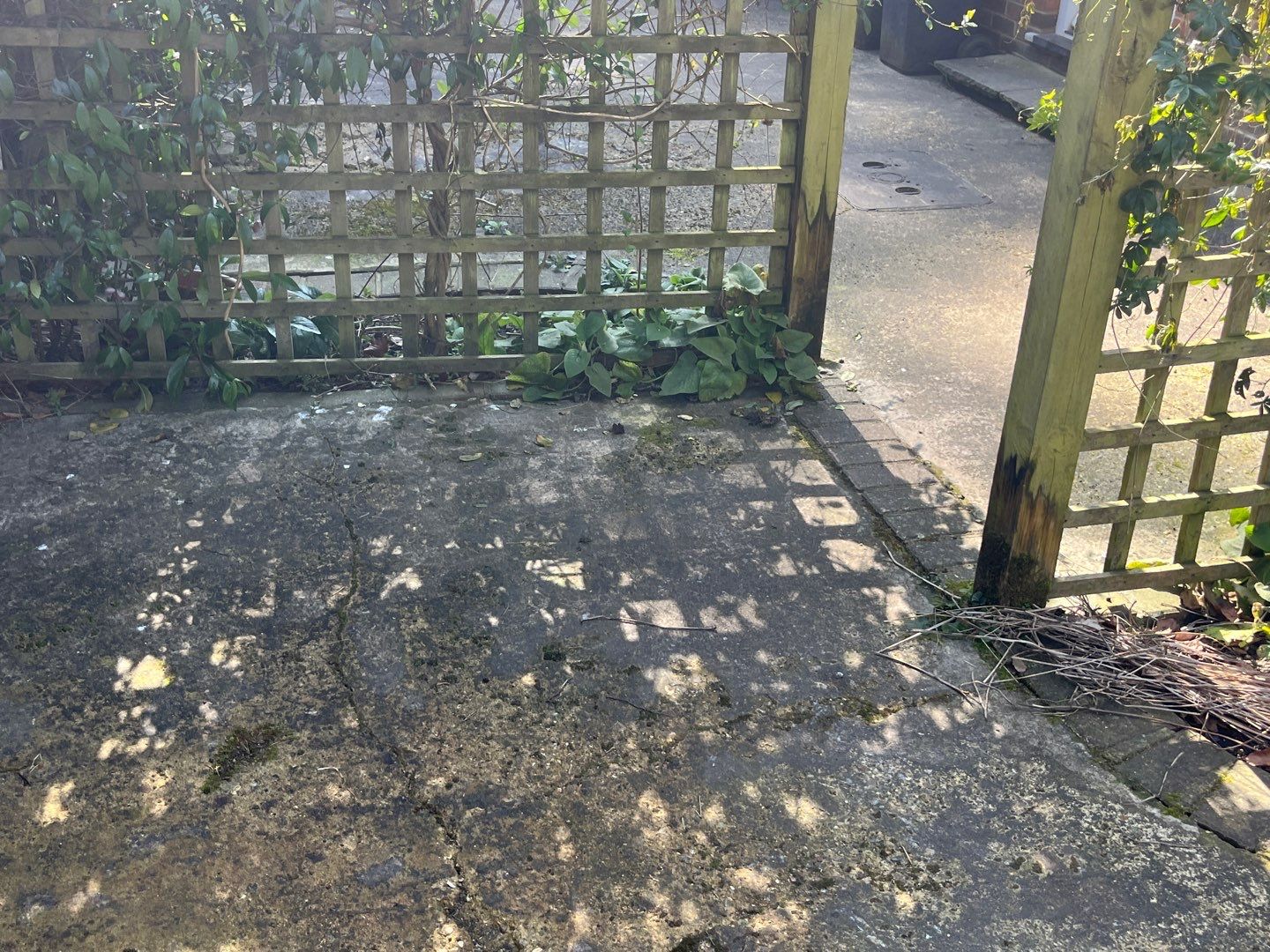 Patio Clean using 18inch Whirlaway FSC by Ges Exterior Cleaning ltd