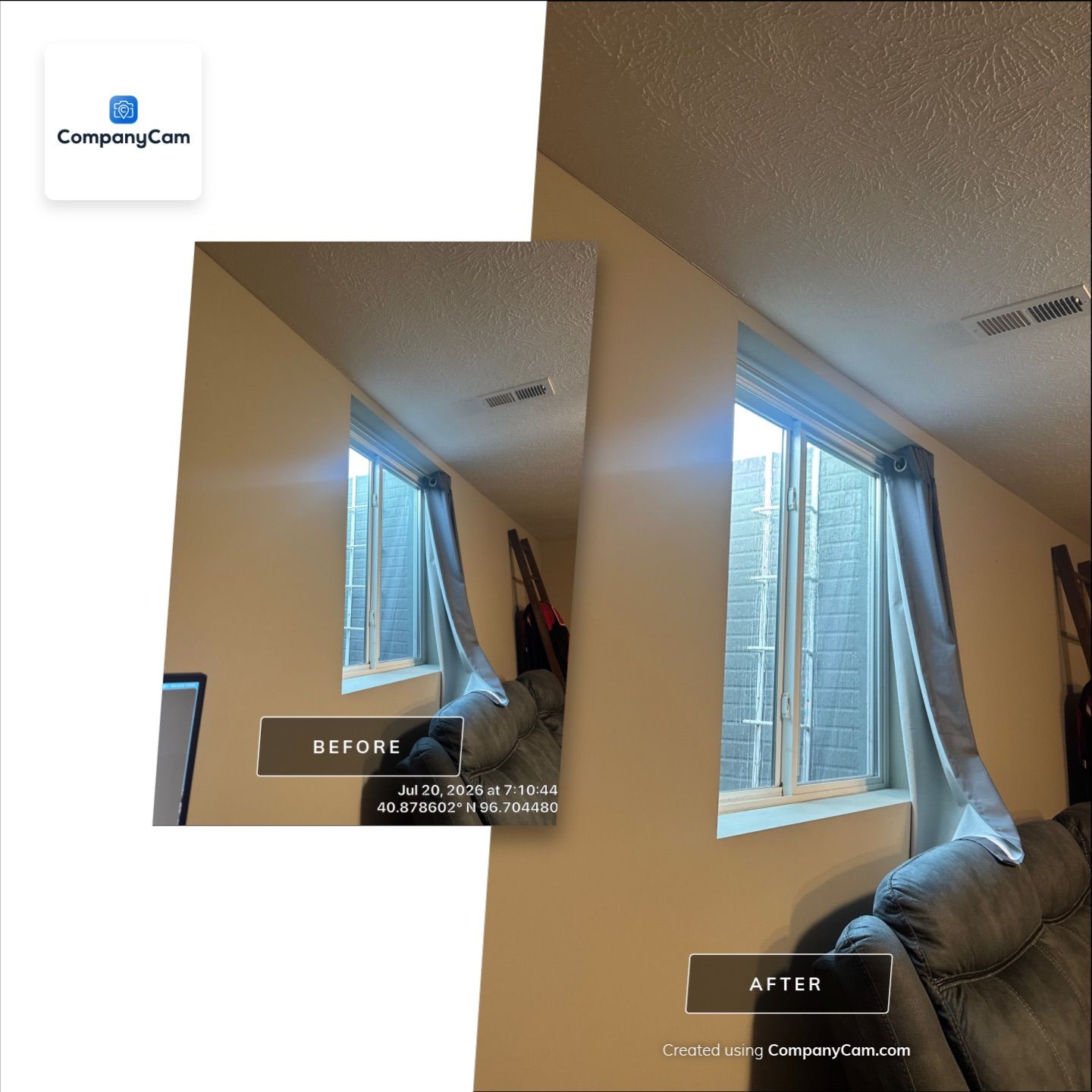 Basement Egress Window Installation and Window Well Upgrades in Lincoln by CompanyCam Sales Demo