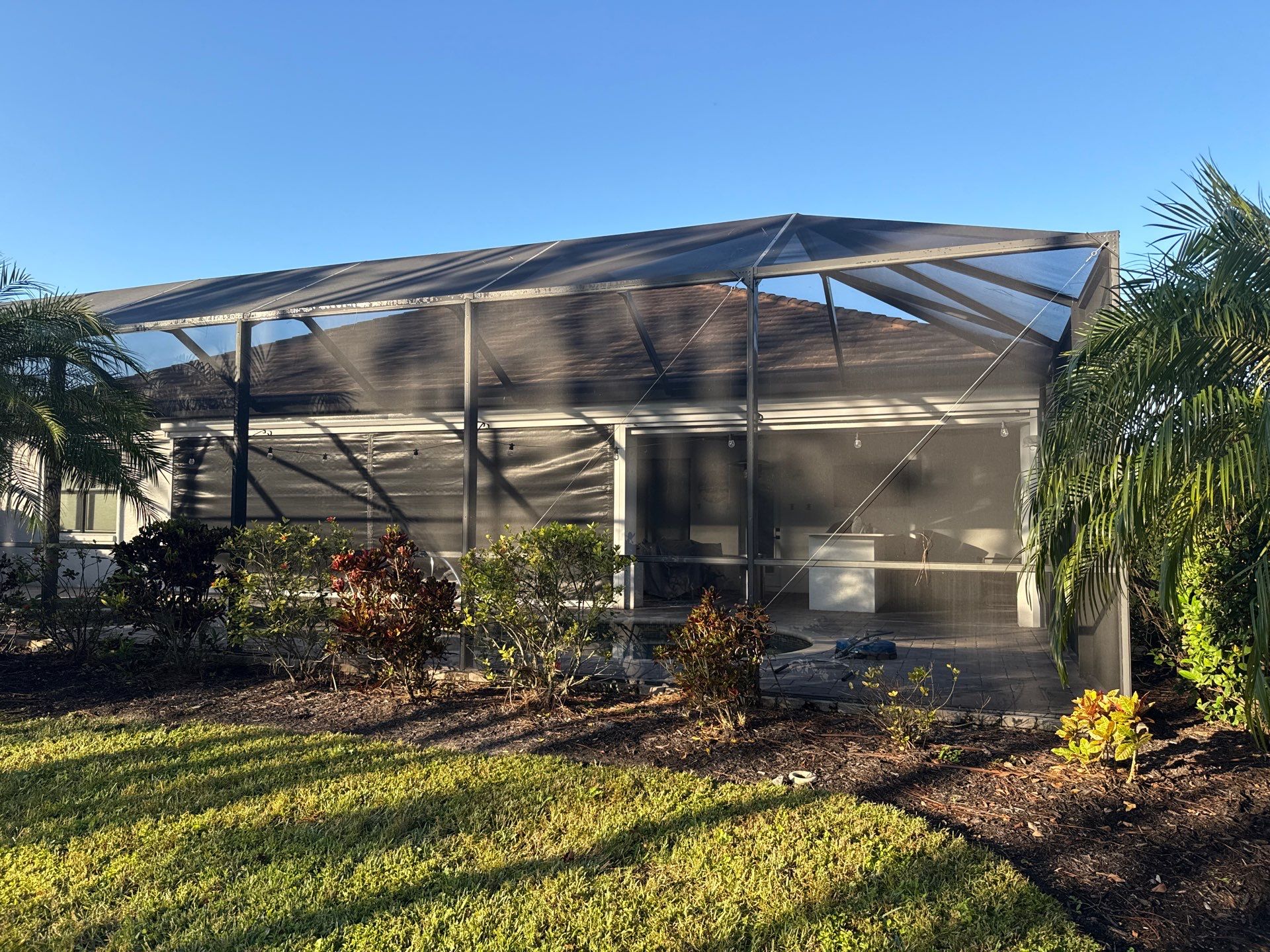 Flat Tile Roof, Paver Pool Deck & Driveway Cleaning | Cove at Twin Rivers, Parrish FL by Sunshine AquaWash