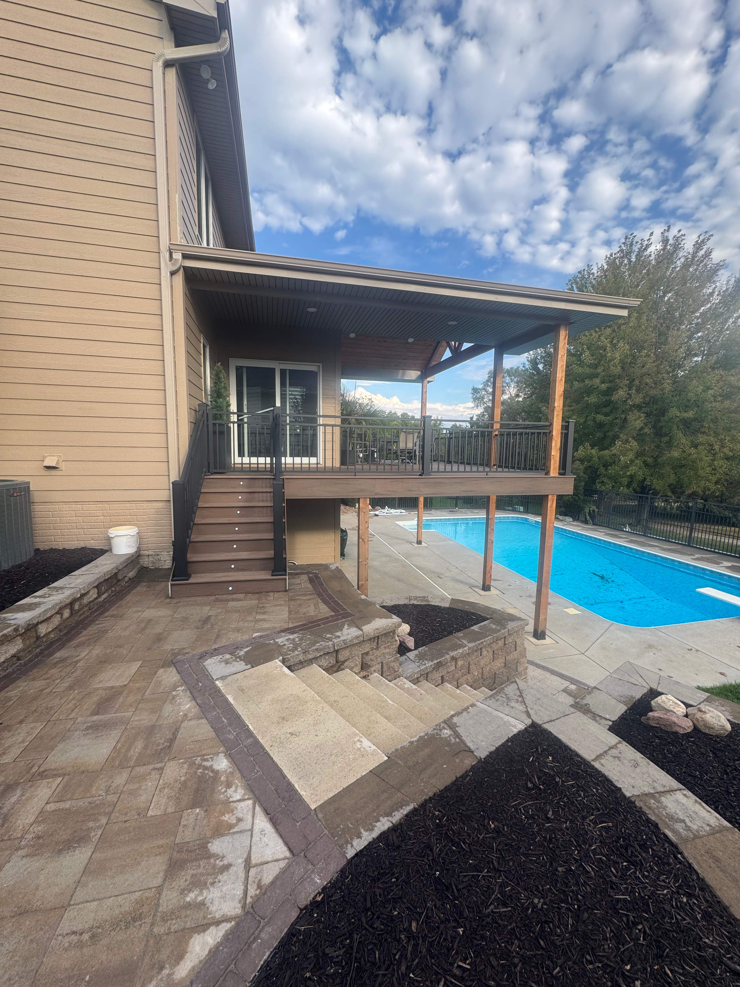 Custom Deck and Cover Roof by EAGLE EYE ENTERPRISES