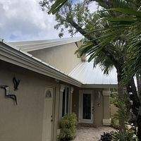 .032 Aluminum 1.5" Mechanical Seam Solar White  by Total Roofing System The Metal Roof Experts