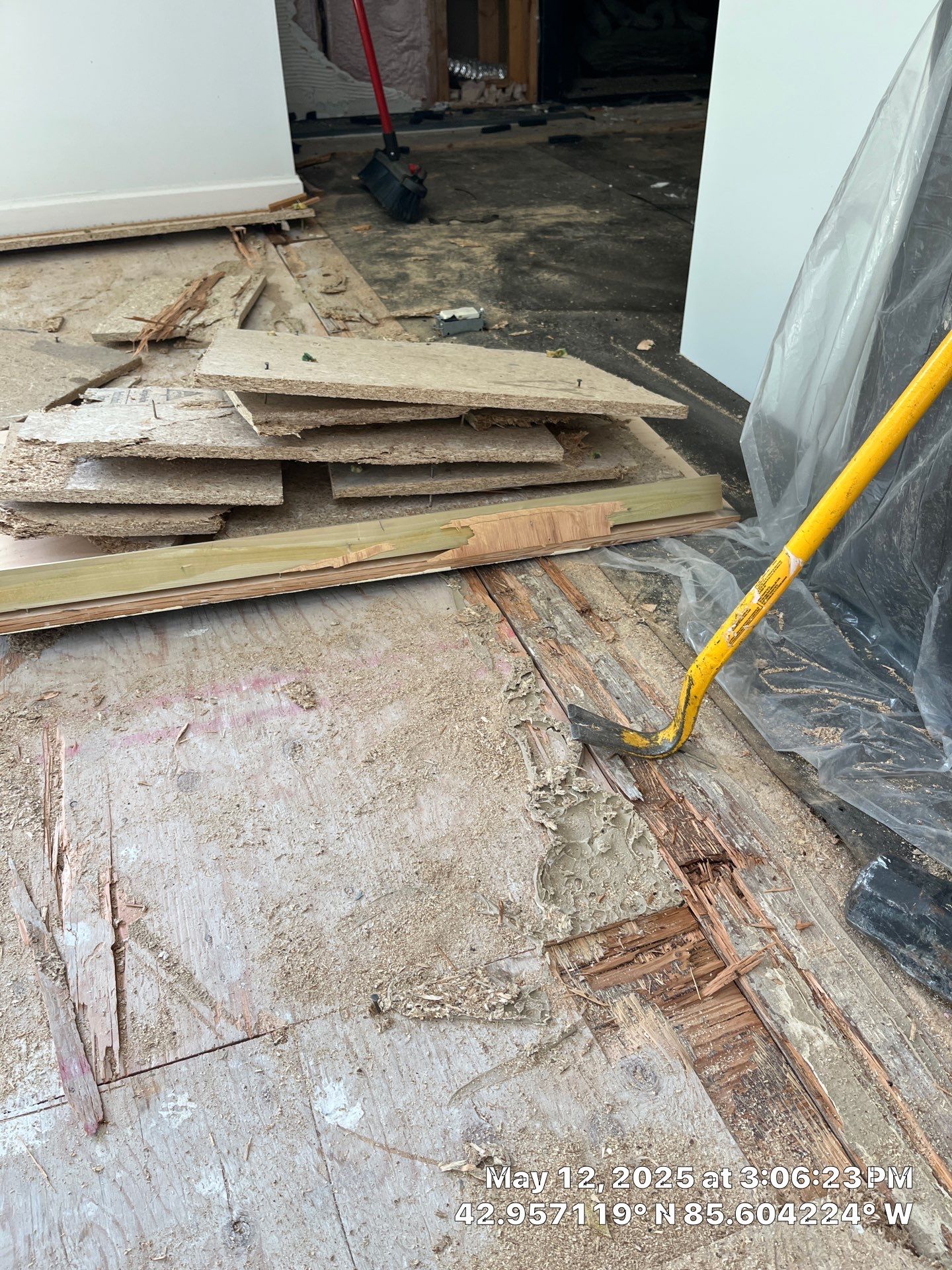 UNIQUE MID CENTURY MODERN Square Wood Tile Floor by RTBaldwin Hardwood Floors