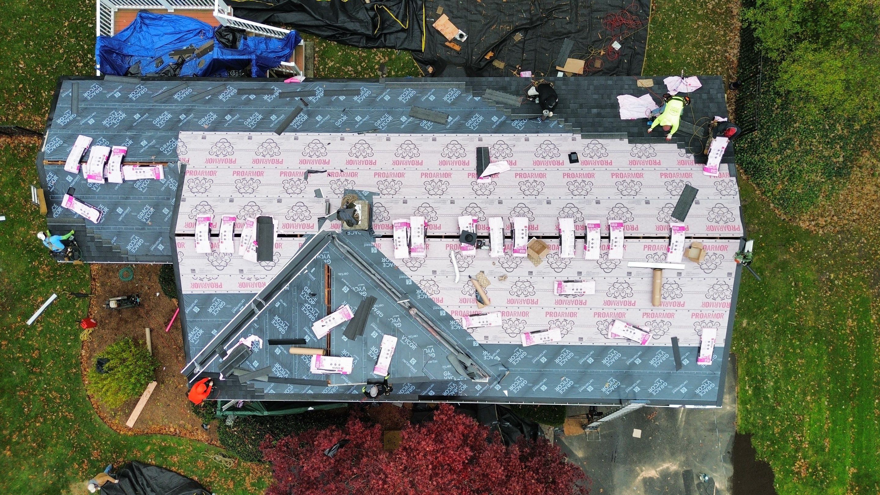 Chelmsford Complete Roof Replacement in Onyx Black with Balanced Ventilation by Mighty Dog Roofing of Greater Middlesex County