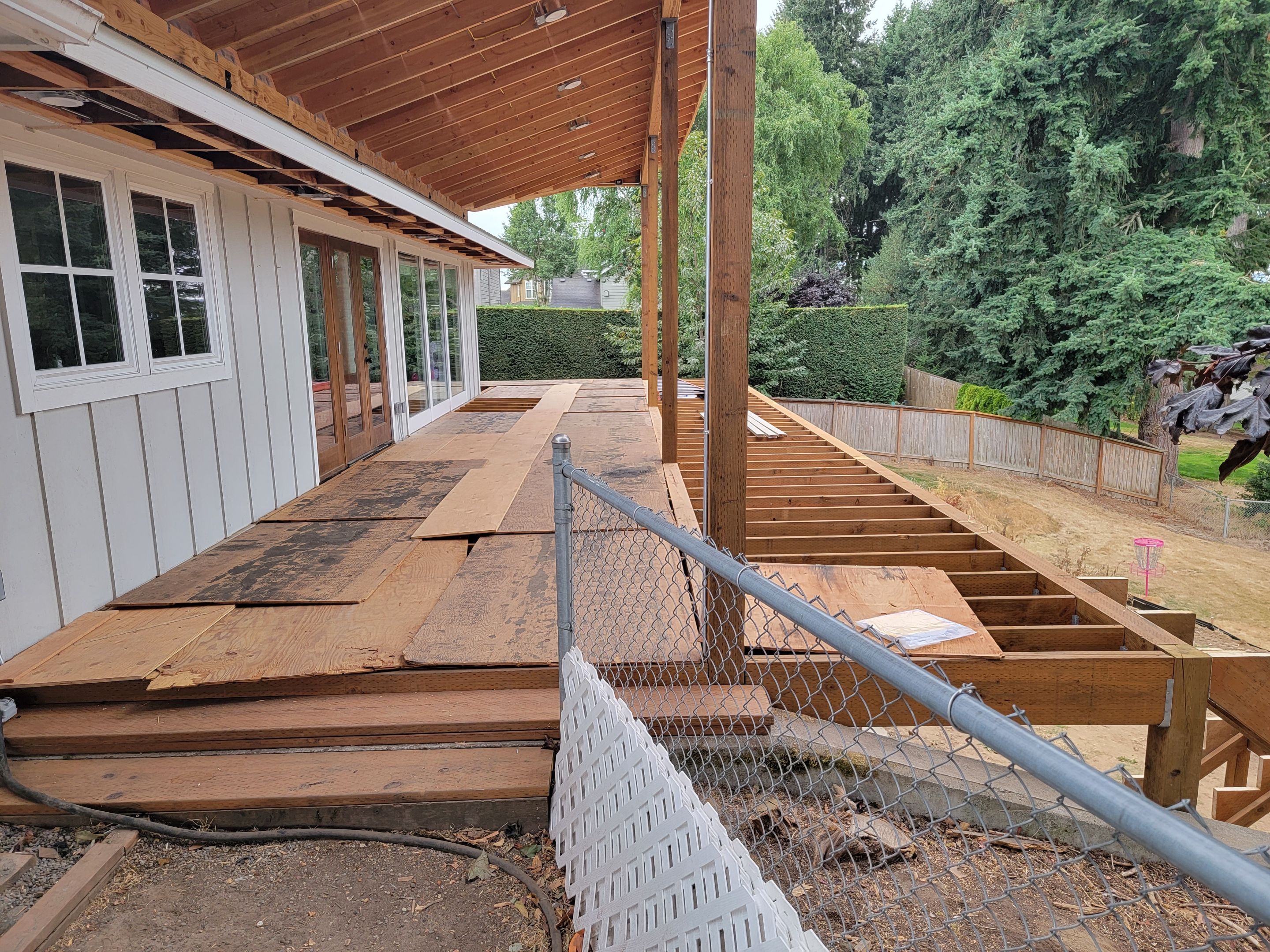 Full Modern Deck & Patio Cover Remodel w/ Ipe Hardwood Decking by Crm Services Llc
