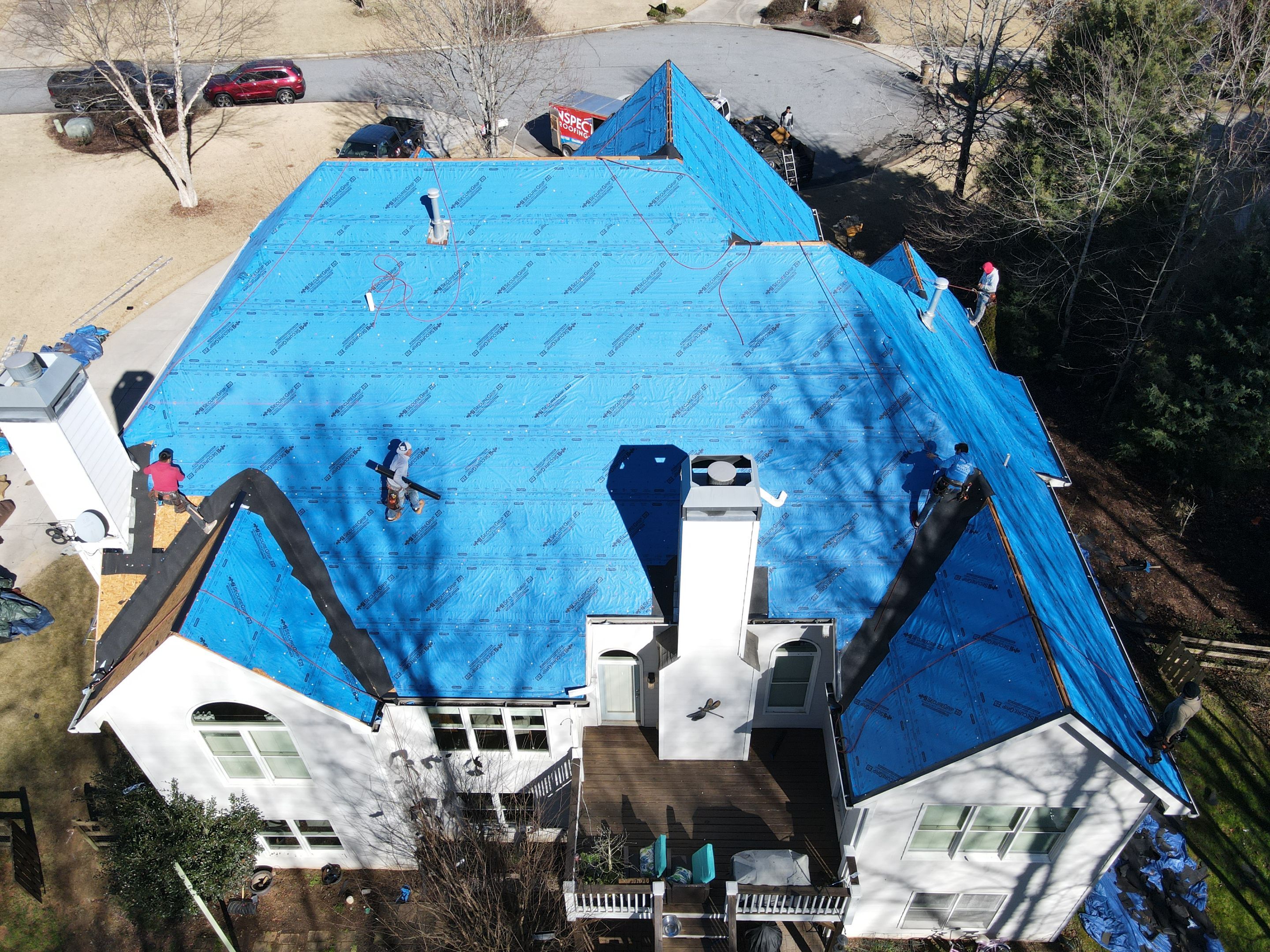 Residential Roofing Installation using Owens Corning by Inspector Roofing and Restoration
