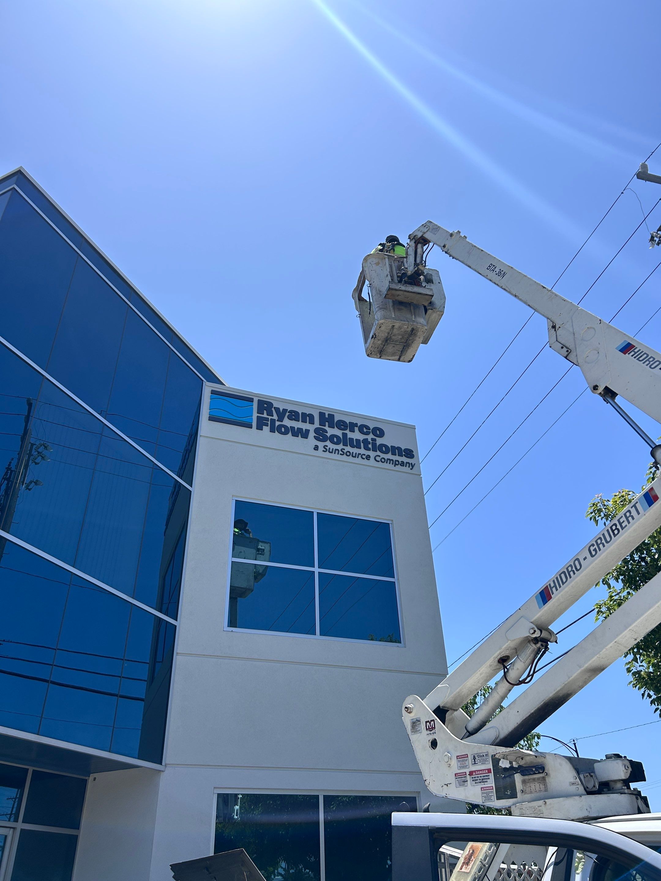 Project in Burbank by Golden State Signs