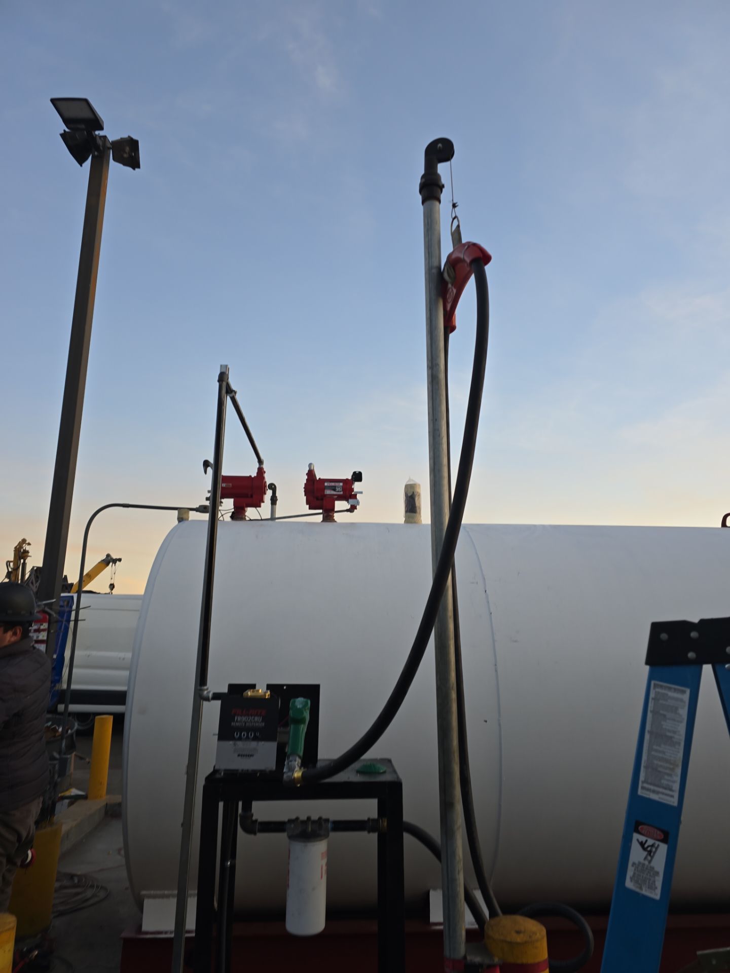 Outdoor Water Tank Installation & Piping Setup by Us Plumbing 