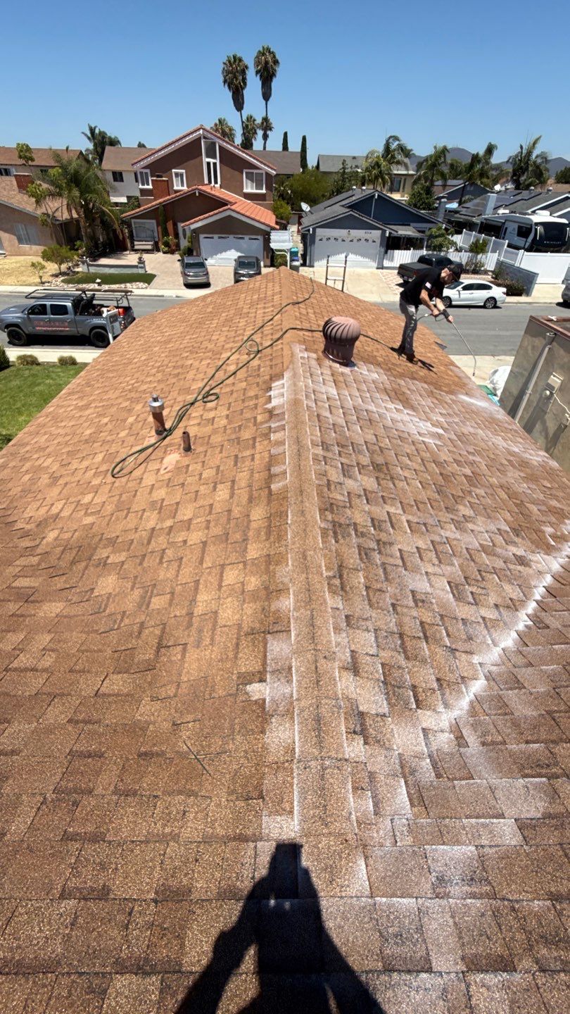 Asphalt Shingle Roof Rejuvenation and Vent Sealing in San Diego by Reliable Roofing San Diego Inc.