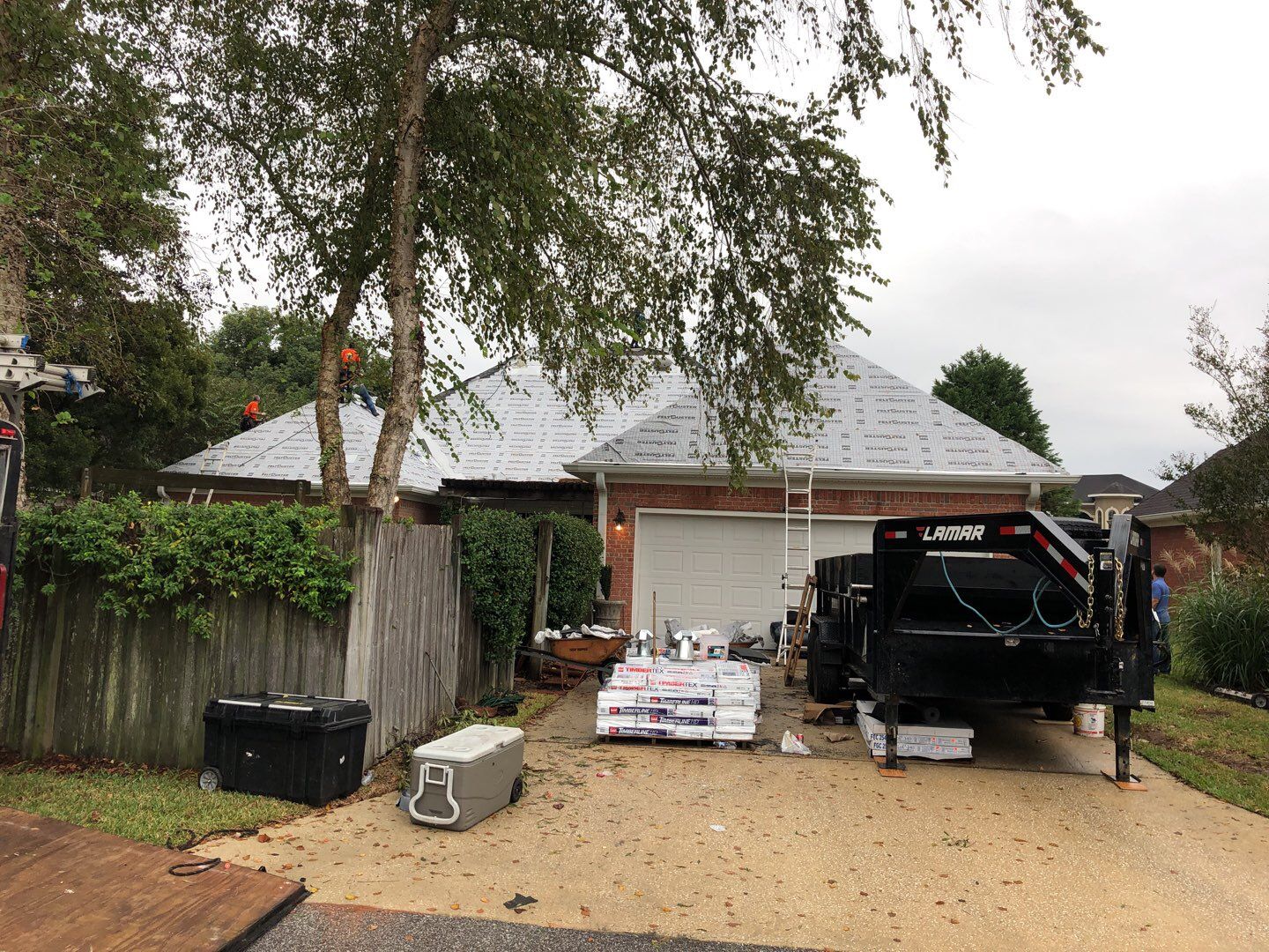 Residential Roofing Installation using Roof Replacement by American Roofing & Construction LLC