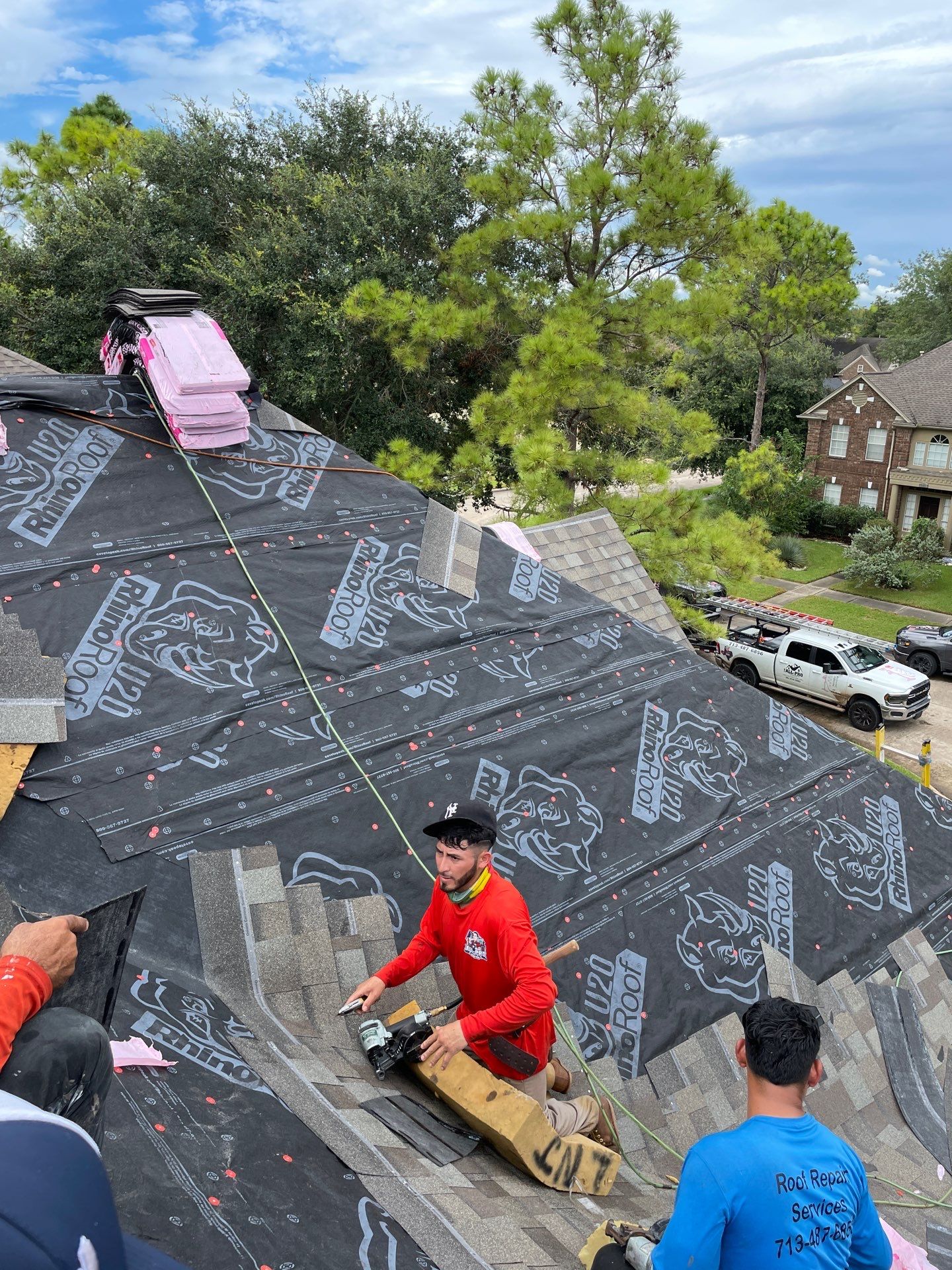 Residential Roofing Installation using Owen's Corning Duration (Lifetime) Shingles by Roof Repair Company