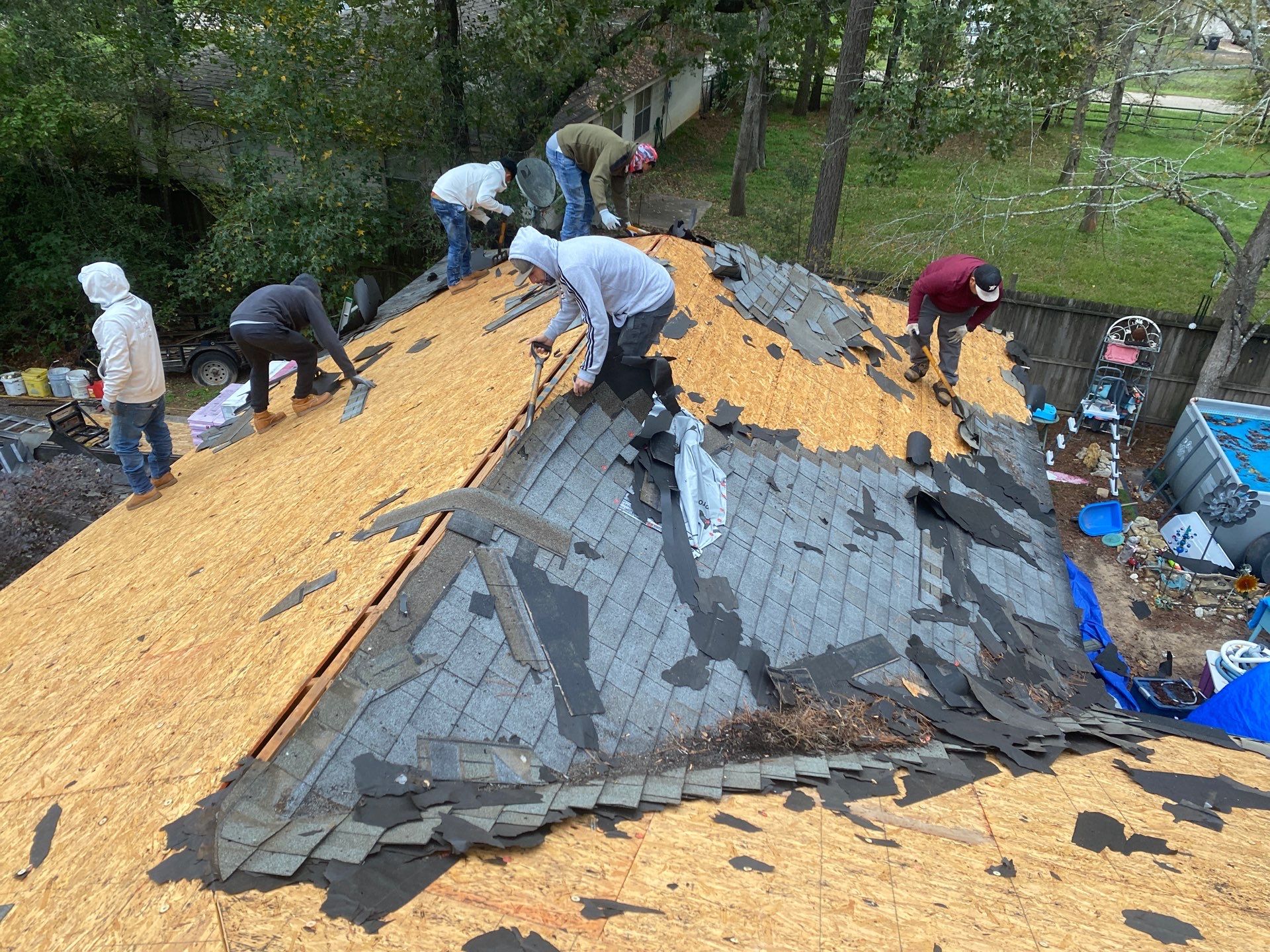 Residential Roofing Installation using Owen's Corning Duration (Lifetime) Shingles by Roof Repair Company