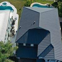 24ga 1" Nail-Strip Charcoal Gray  by Total Roofing System The Metal Roof Experts