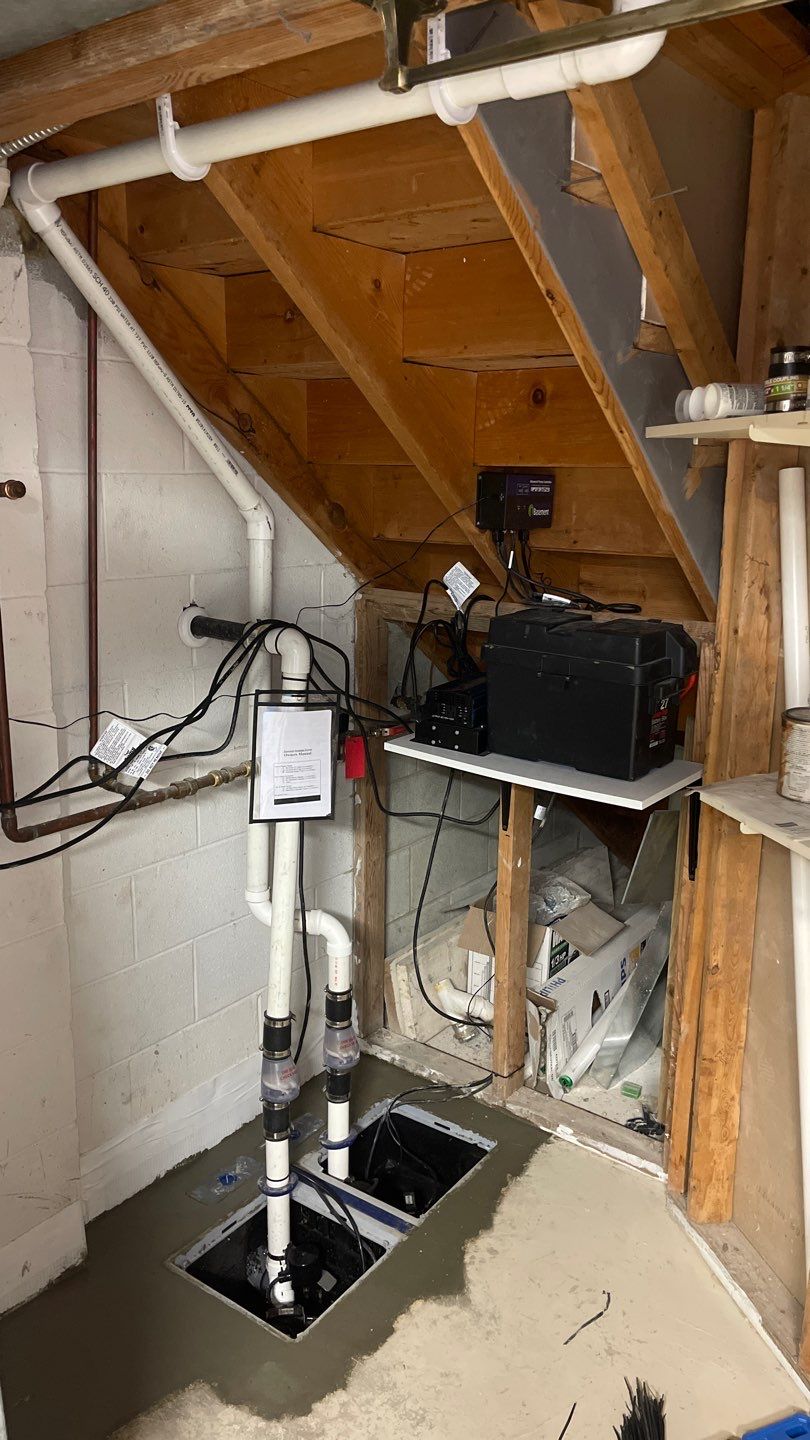 Interior Basement Waterproofing System by Toledo Basement Repair