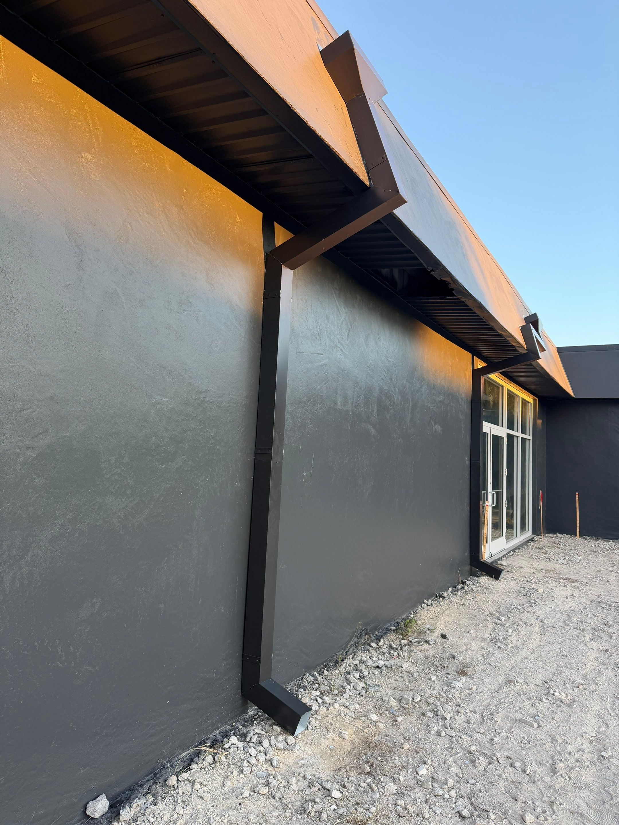 Commercial Gutter Installation Project in Clearwater FL by Gutter Professor by Gutter Professors