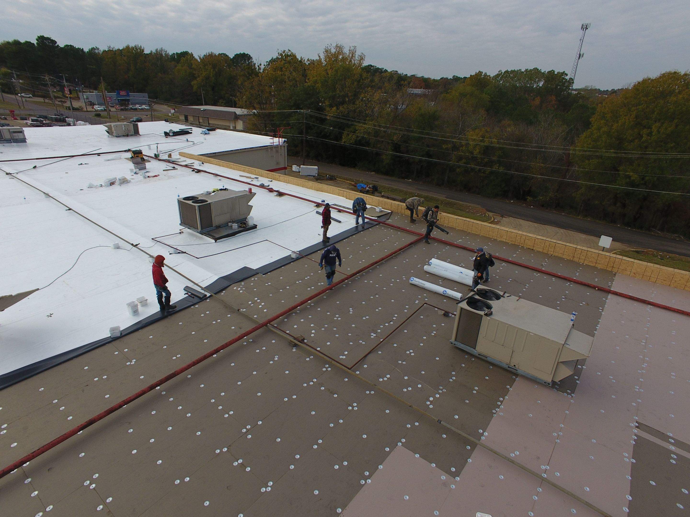 VA Clinic/Tractor Supply in Idabel, Oklahoma by Hostetler Roofing
