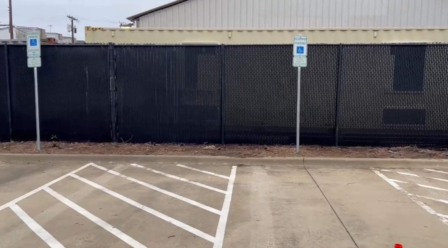 Chain link Privacy Slats by 3:16 Roofing and Construction
