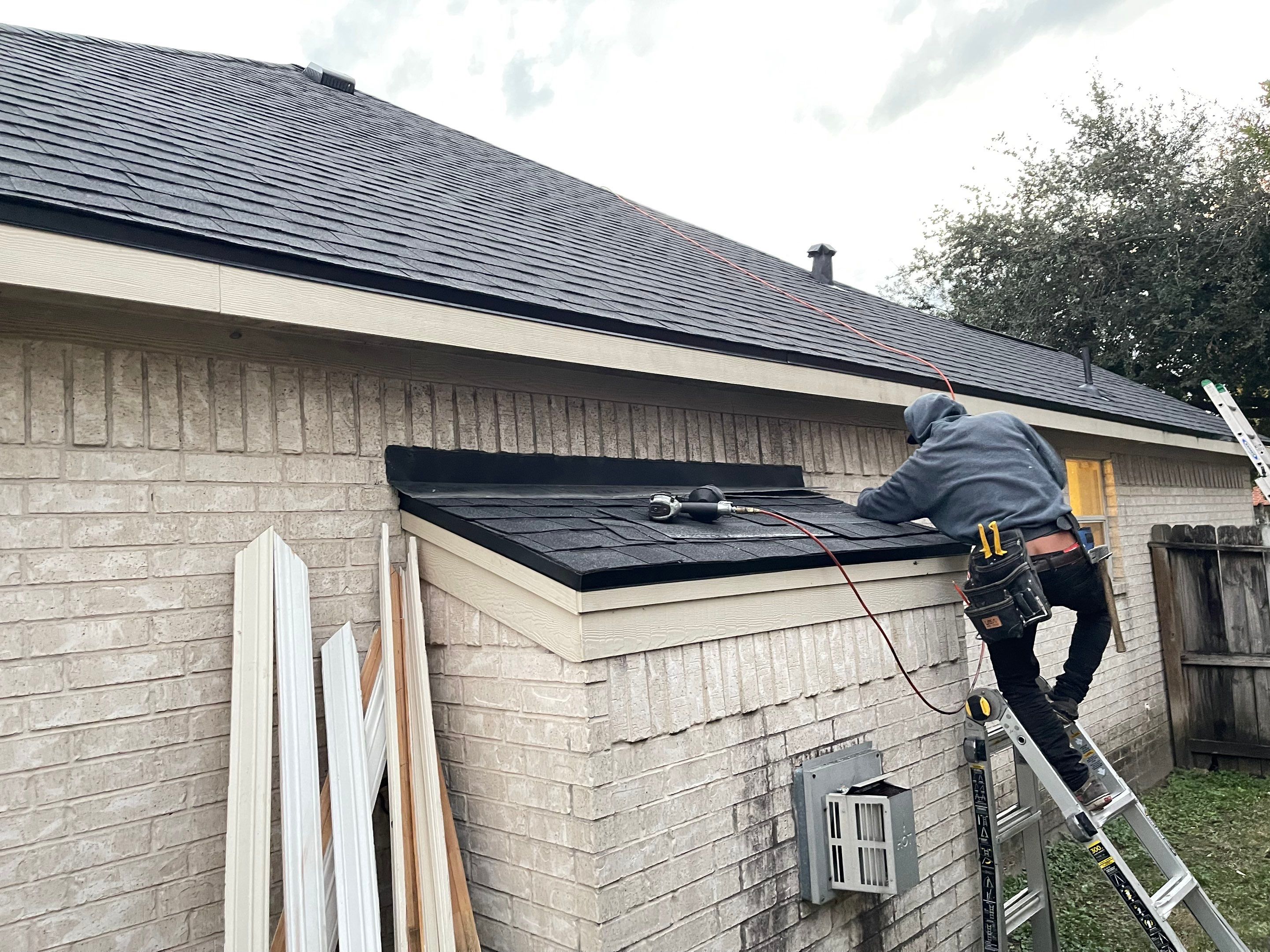 Roof Damage using Tamko Heritage® Series Rustic Black by CAP Roofing and Construction LLC