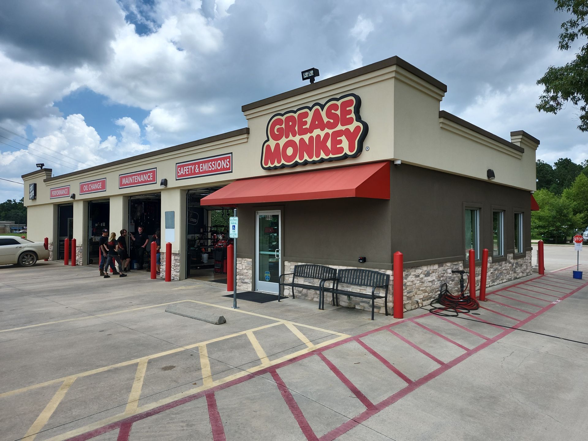 Commercial Exterior - Grease Monkey Oil Change by Fresh Coat Painters of Cypress