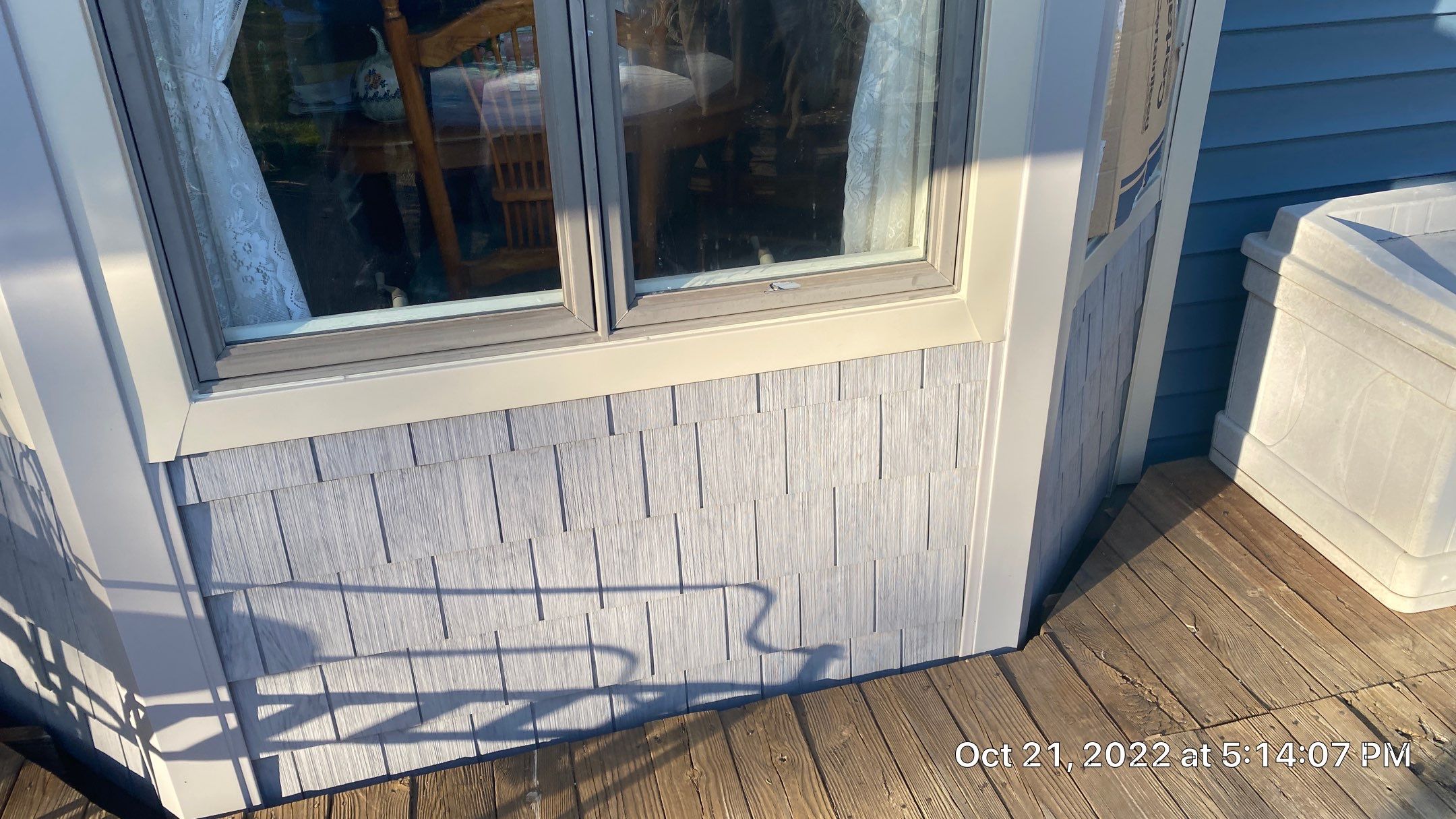 CertainTeed Monogram D5 Pacific Blue + Cedar Impression Shake Driftwood Blend & Pacific Blue + CertainTeed Board & Batten Pacific Blue by 180 Contractors