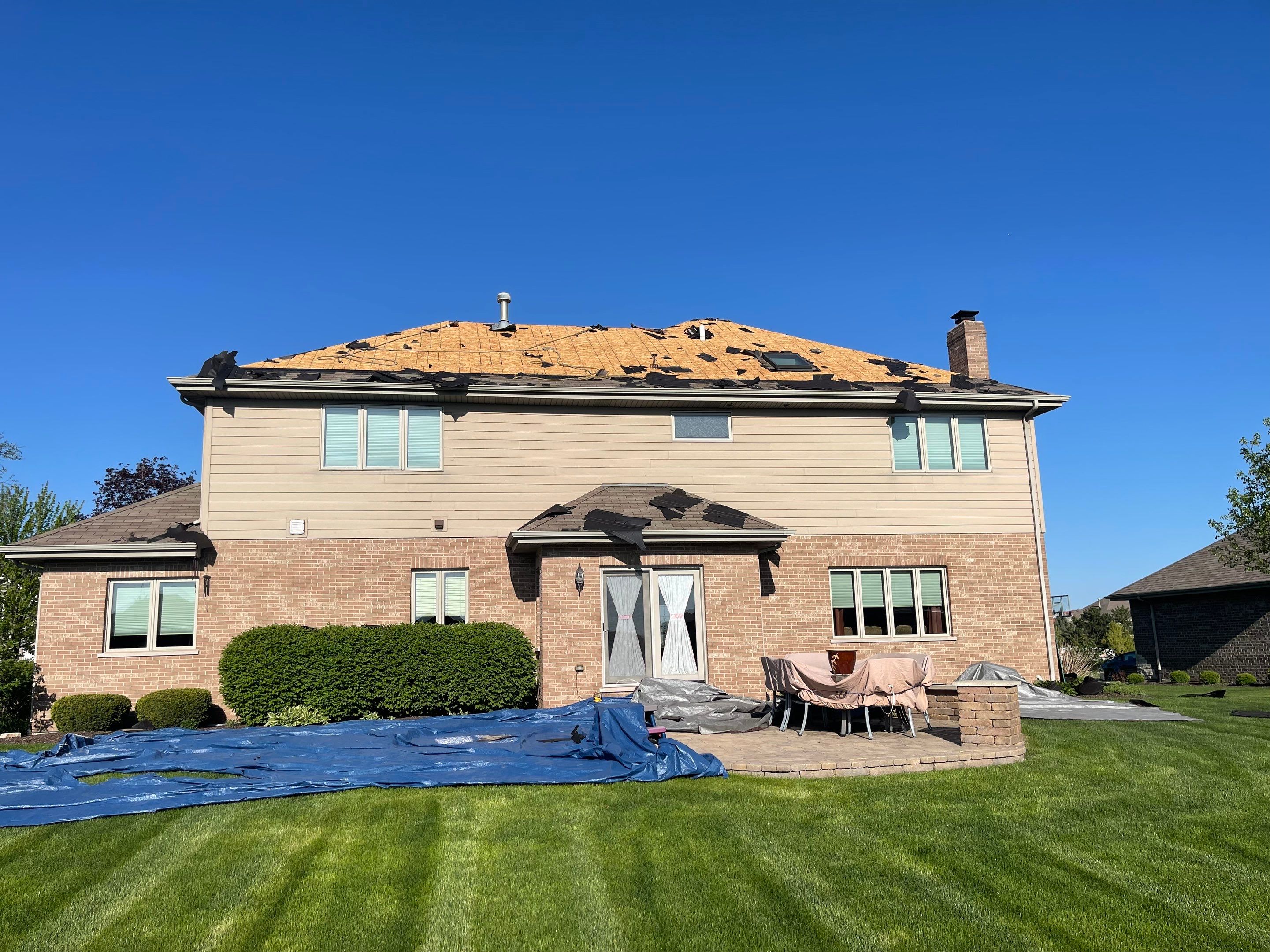 Roof replacement by Optimal Home Improvement 