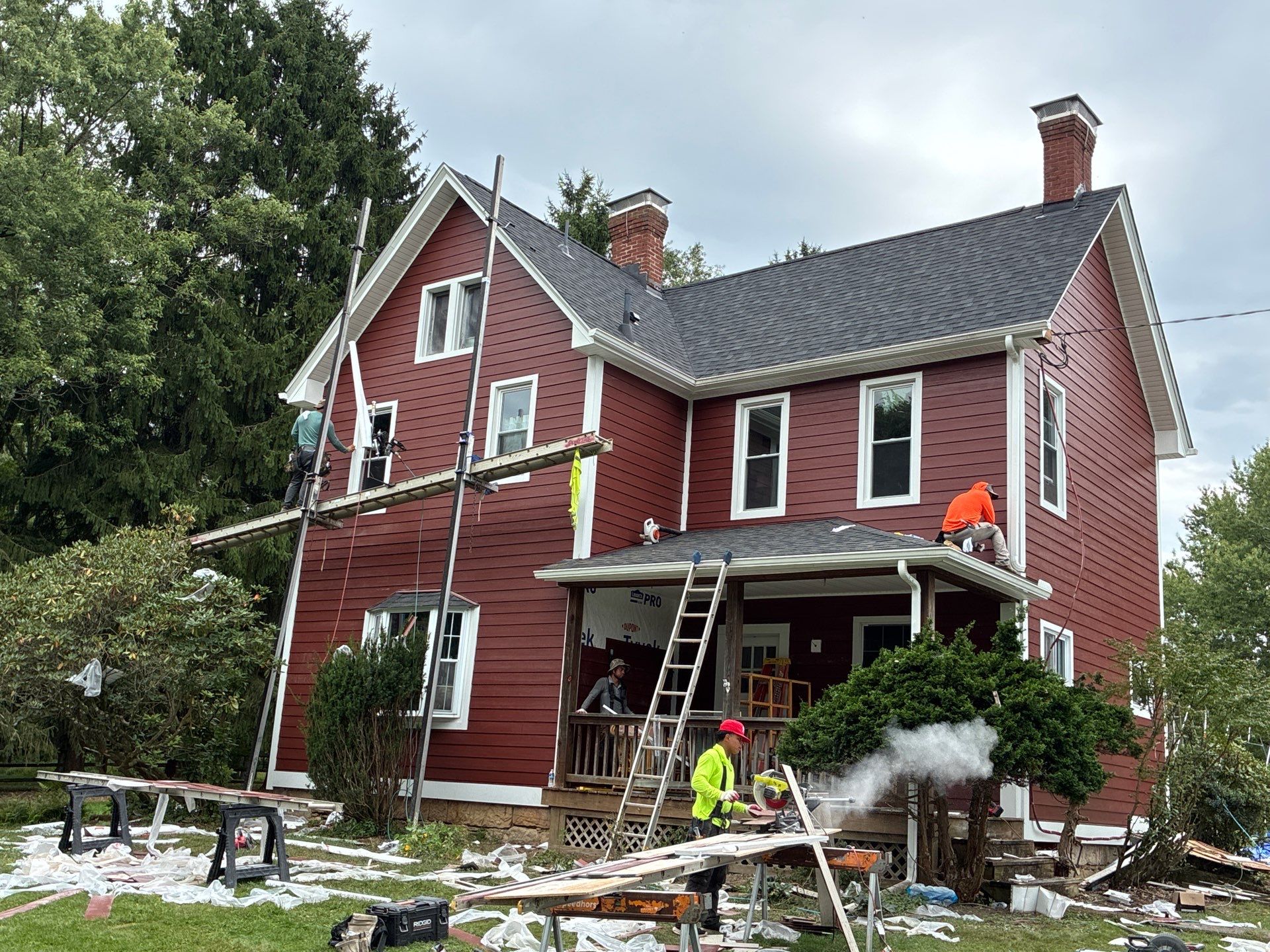 Full House Siding Renovation and Exterior Repairs in Valencia, Pennsylvania by Ideal Siding Pittsburgh