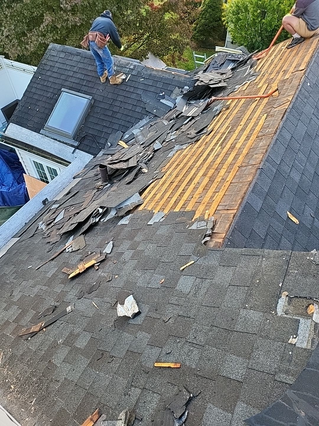 Residential Roofing Installation using Owens Corning Duration Onyx Black by A Plus Exterior