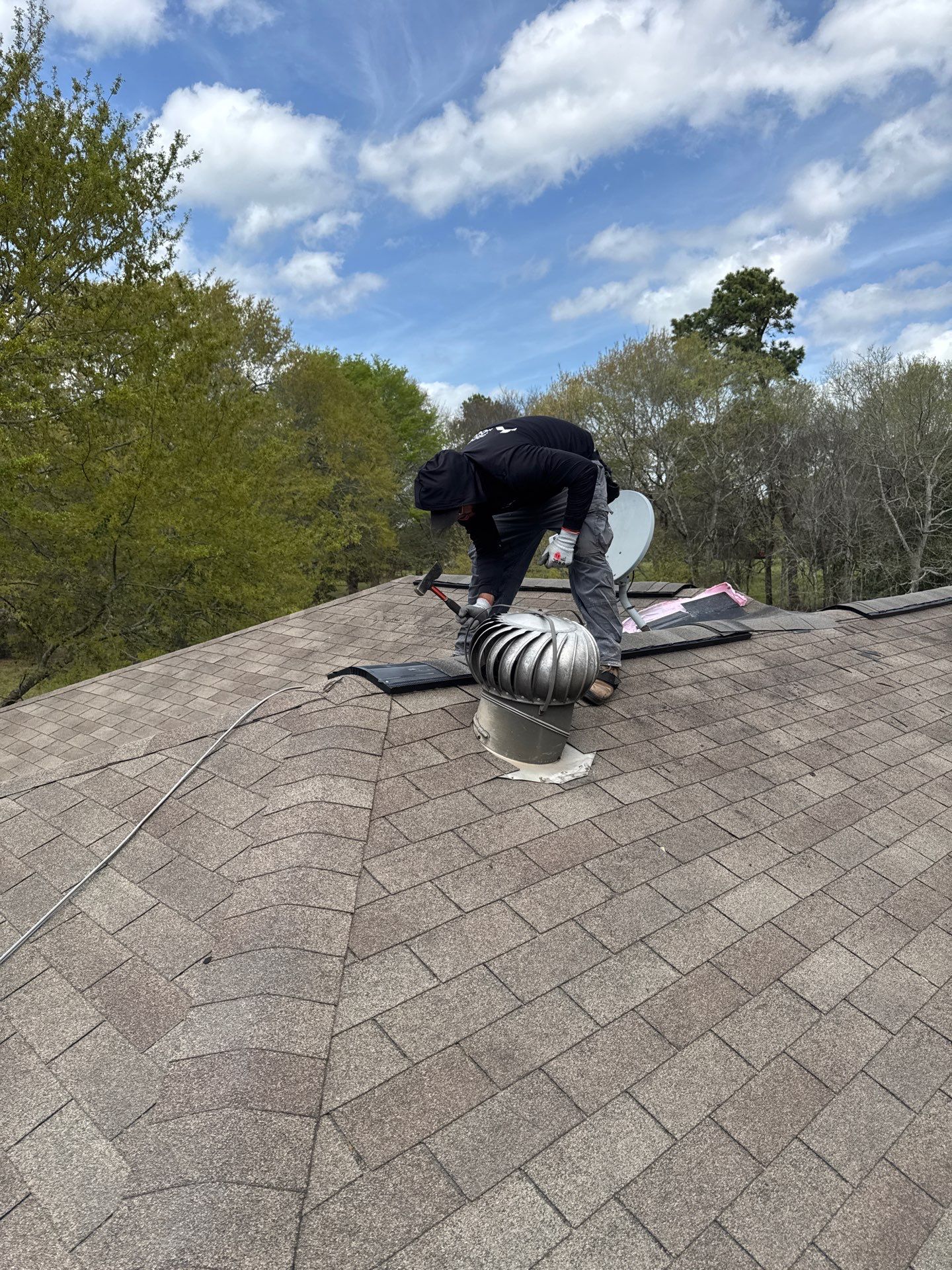 Roof Repairs Project in Conroe, TX by Proud Roofing