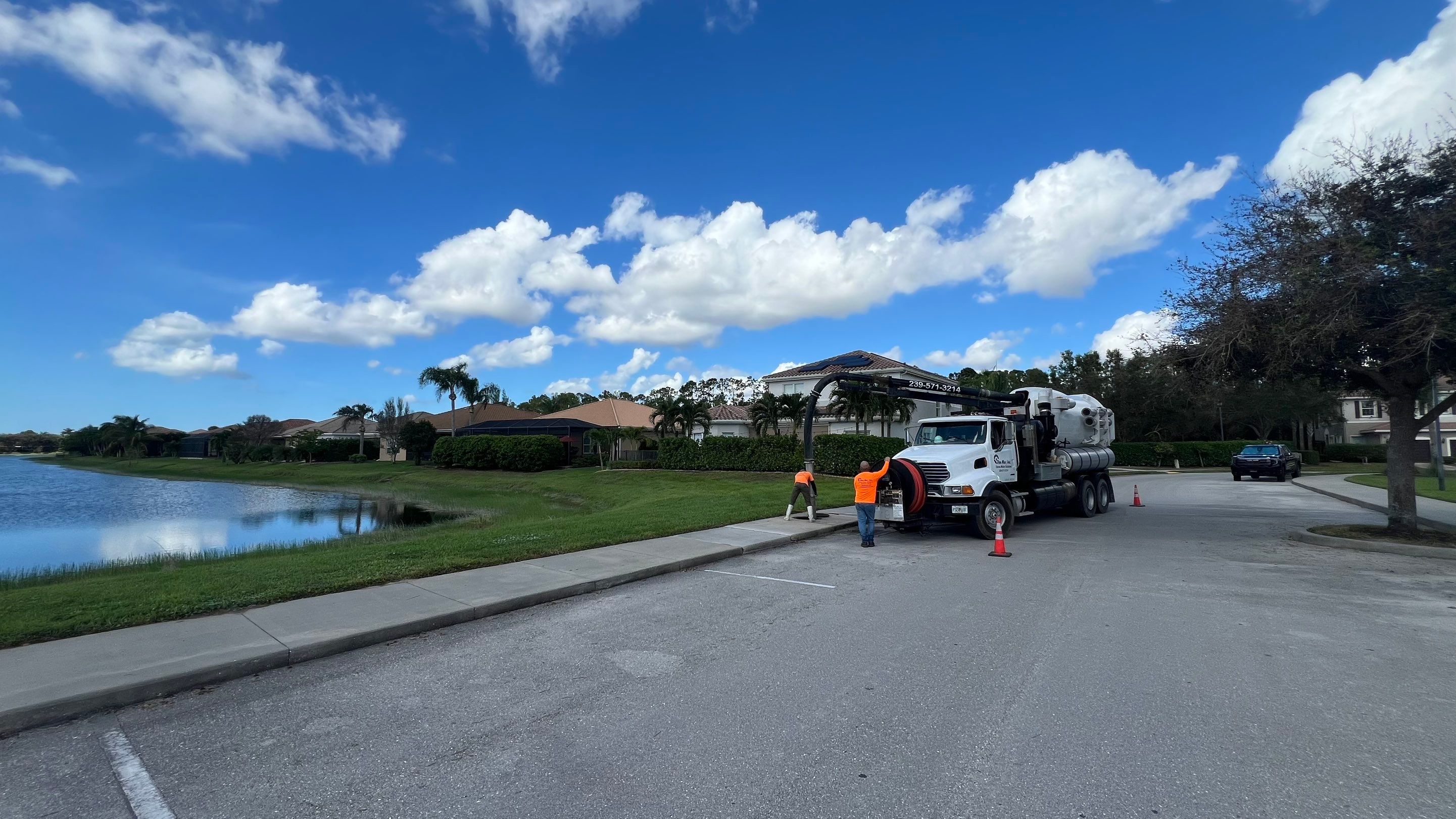 Community Stormwater System Catch Basin Cleaning by APS Power & Water