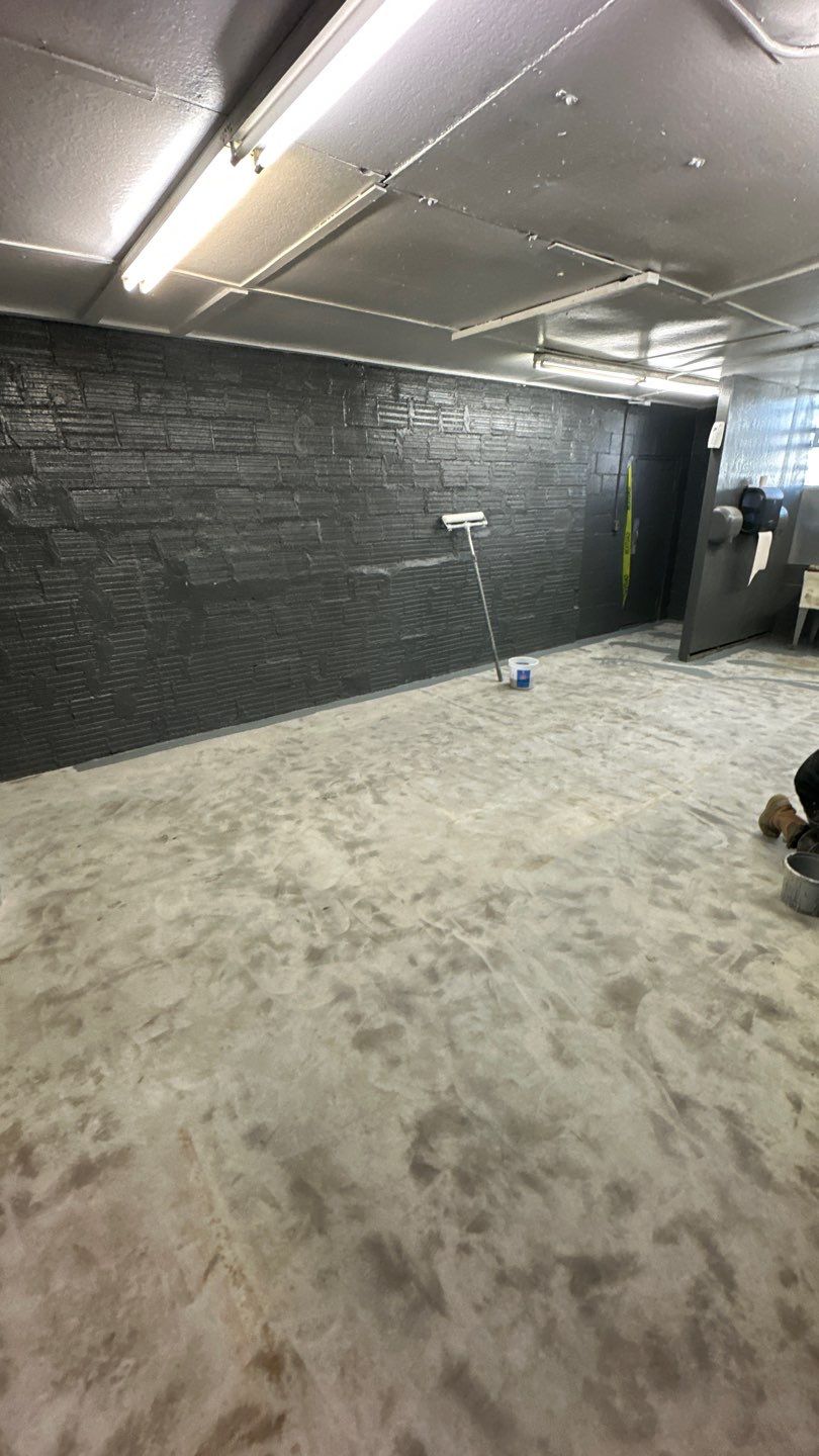 Industrial Grey Grit Project in Mars by Floors in a Day, Inc