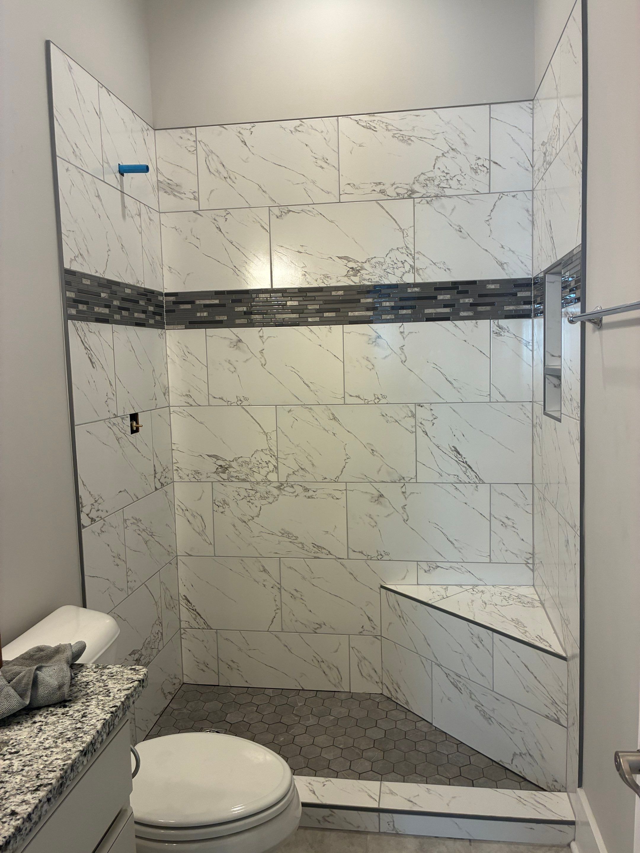 Walk-In Shower Conversion by Footprints Floors of Nashville