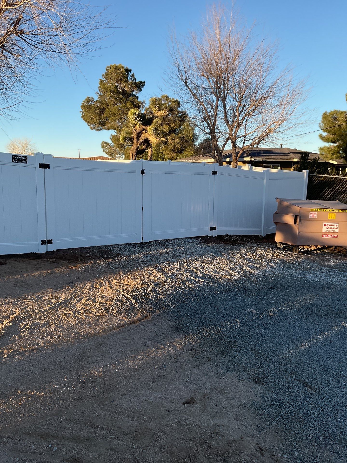 Replacement of old chain link fence by Fence Guys Inc. 