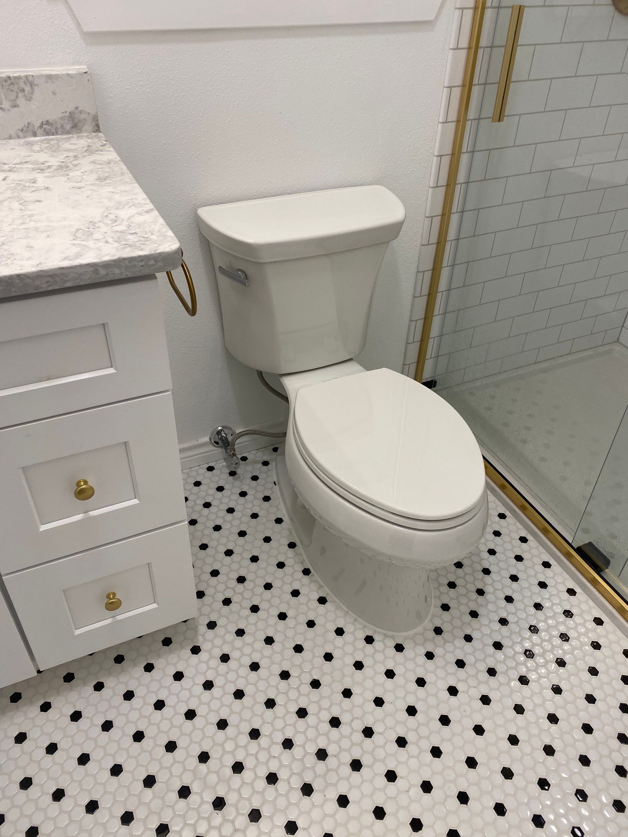 Vintage Vibes Guest Bath Remodel by Legacy Bath and Kitchen