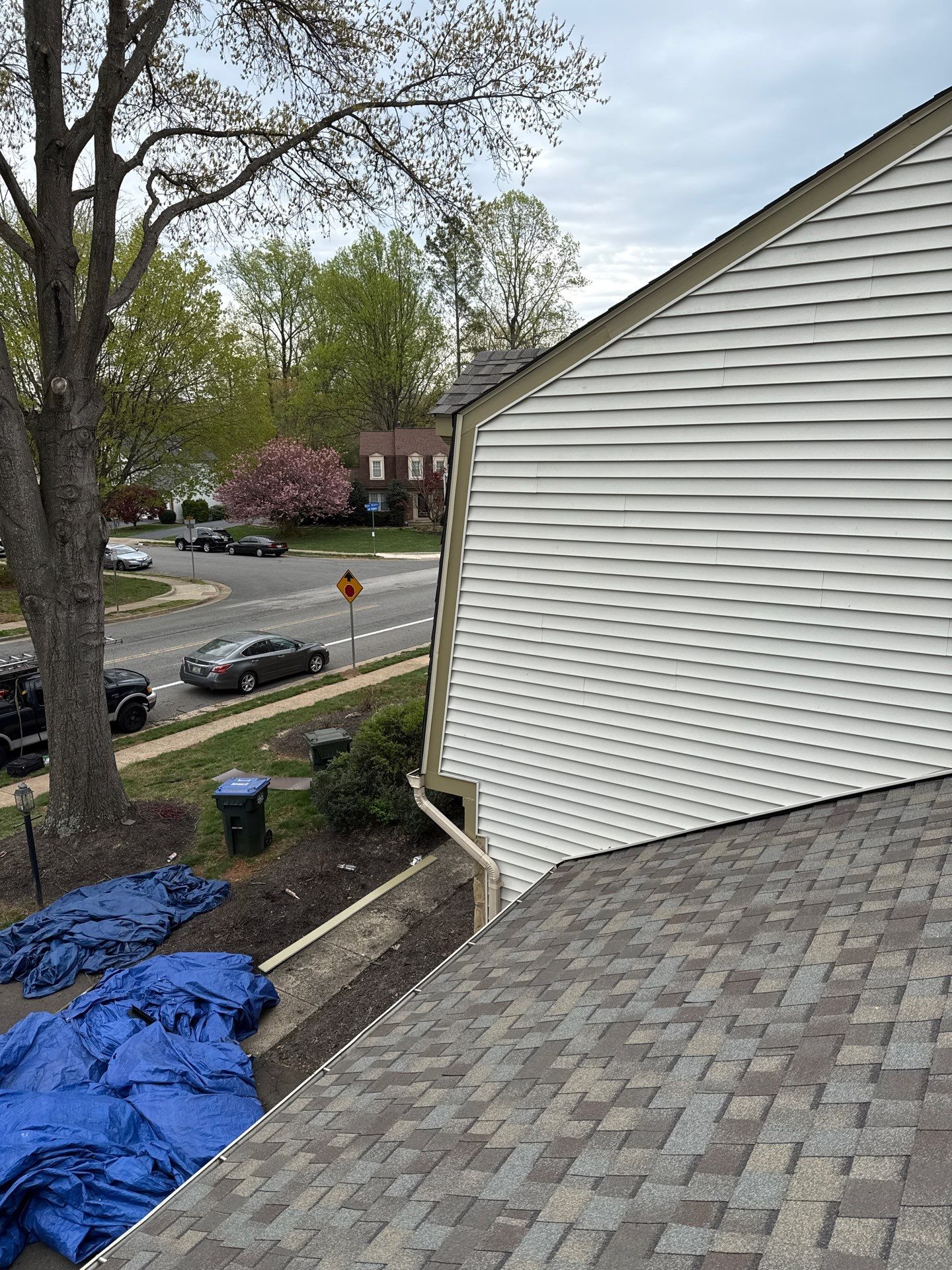 Burke: Residential Roof Replacement with CertainTeed Landmark Pro in Max Def Weathered Wood by RM Banning, Inc.