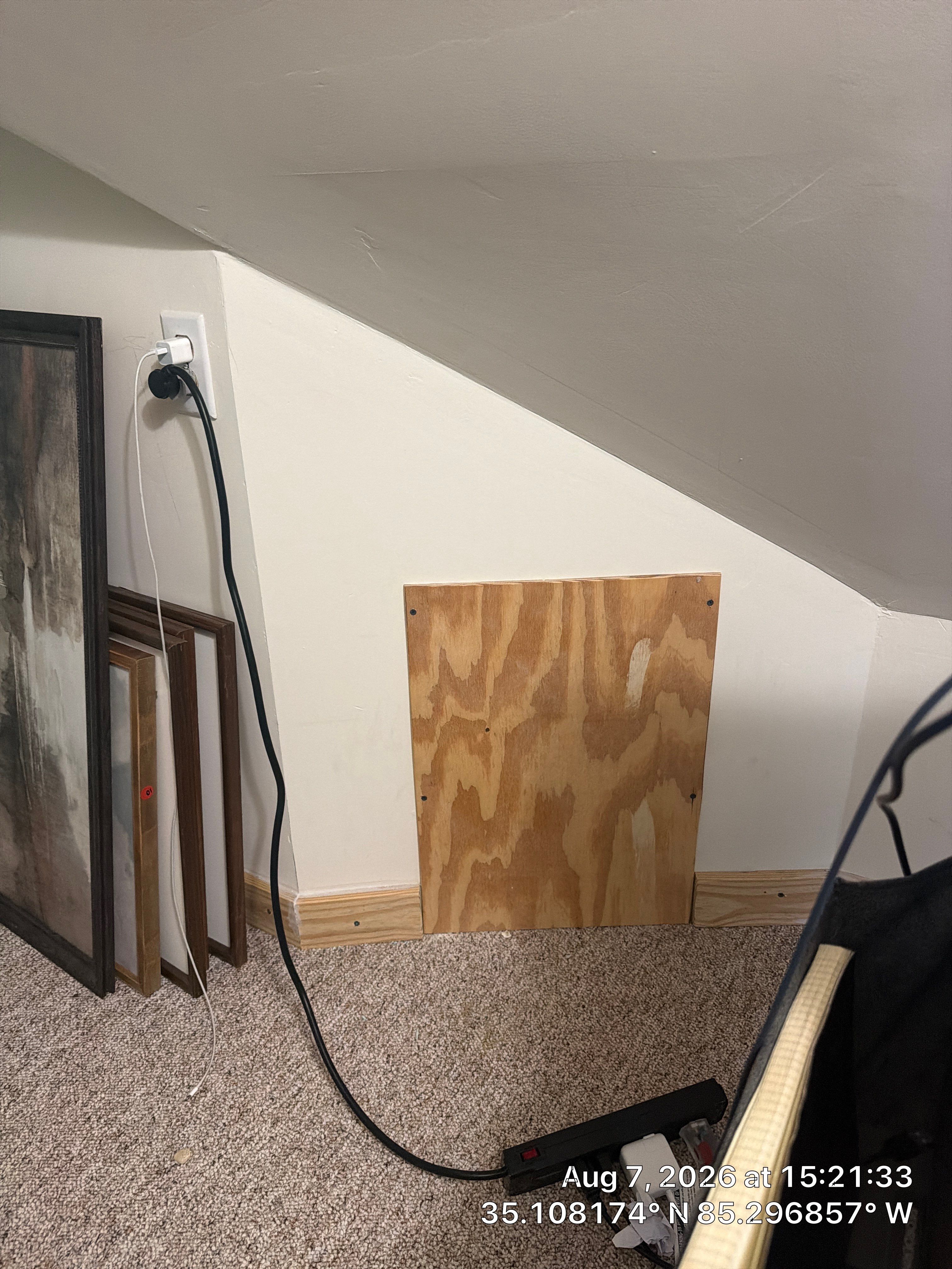 Attic Weatherization and Knee Wall Insulation Installation in Chattanooga by CompanyCam Sales Demo