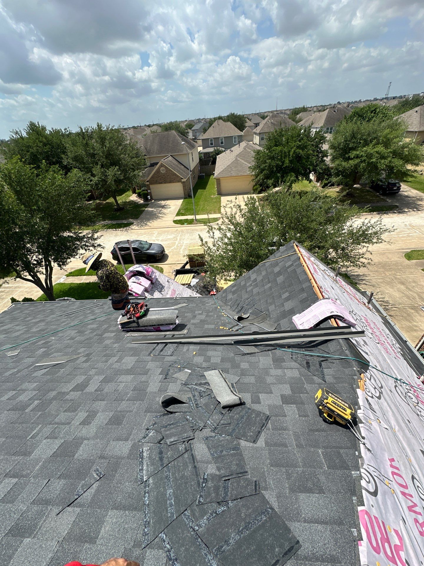 Project in Katy by Motion Roofing