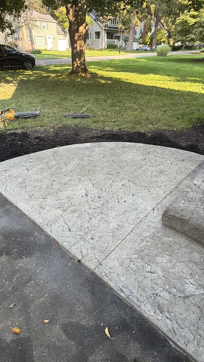 Brighton Oxford Slate Stoop by NG Masonry & Construction LLC