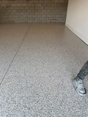 Garage Floor Coating using Cabin Fever