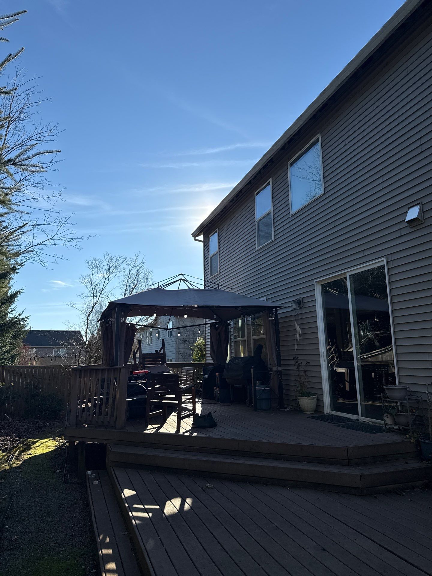 Patio Cover Installation in Oregon City by American Made Construction 