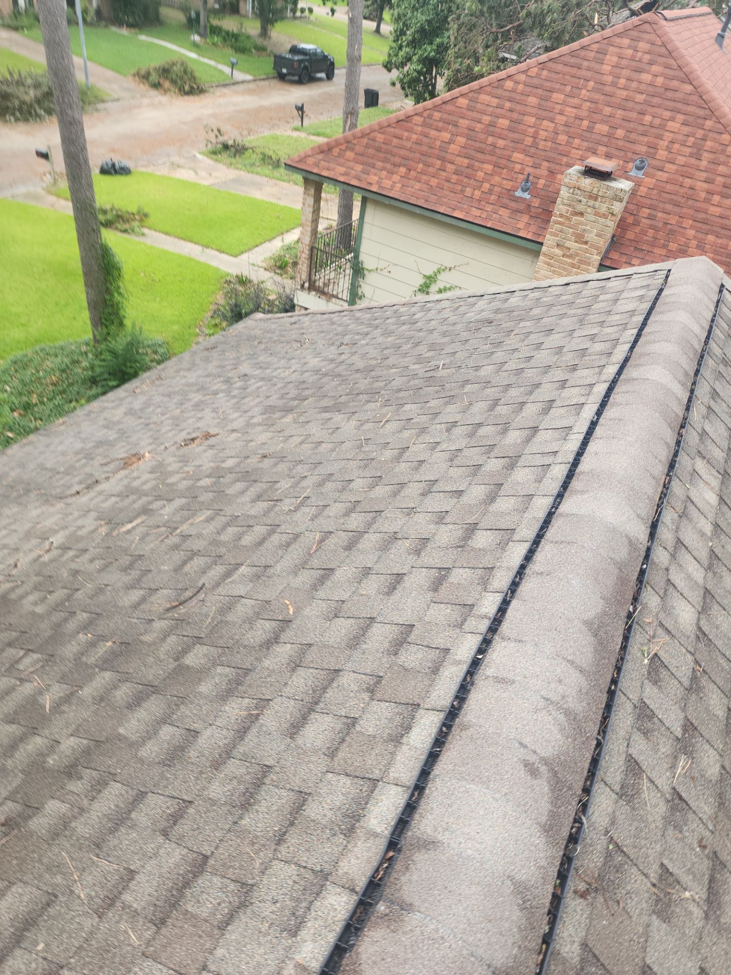 Hail Damage using Owen's Corning Duration (Lifetime) Shingles by Roof Repair Company