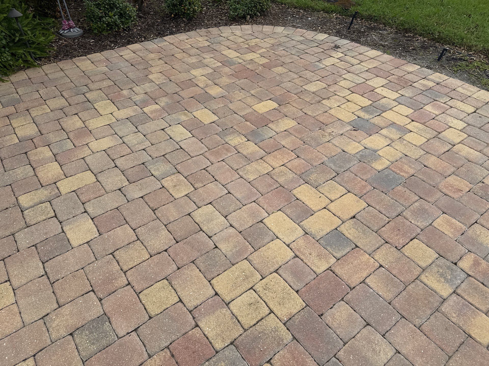 Paver Driveway Cleaning in Winding River Community, Bradenton, FL by Sunshine AquaWash