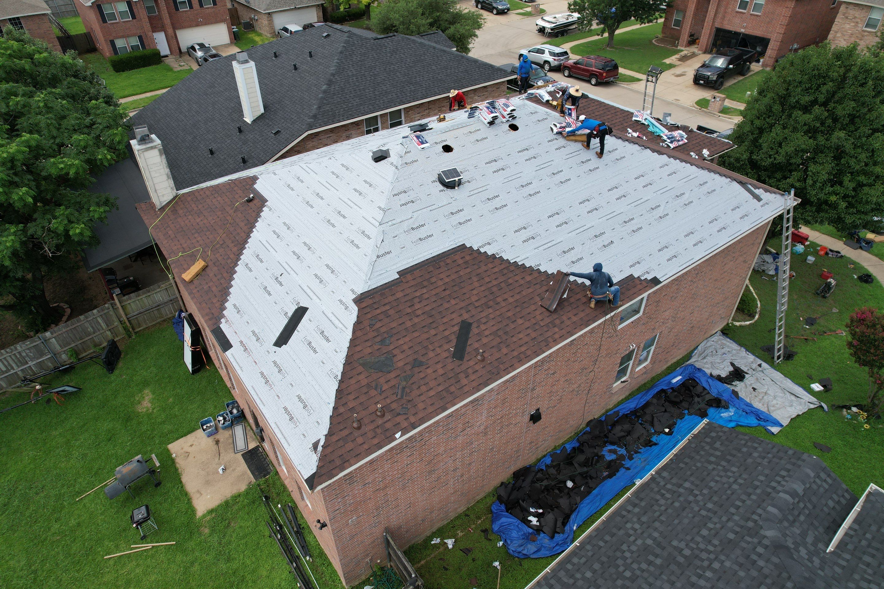 Project in Arlington  by Zeus Exteriors