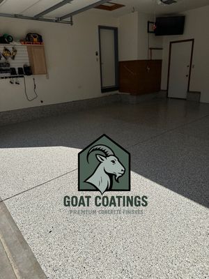 Two-Stall Epoxy Garage Floor Coating and Repair in Lincoln