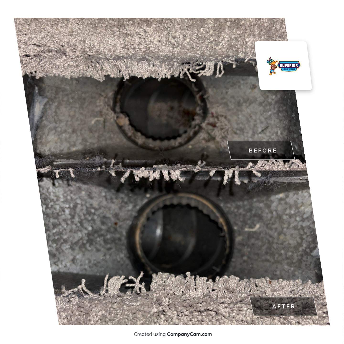 Air Duct Cleaning With a Vacuum Truck in Canfield, OH by Superior Air Duct Cleaning