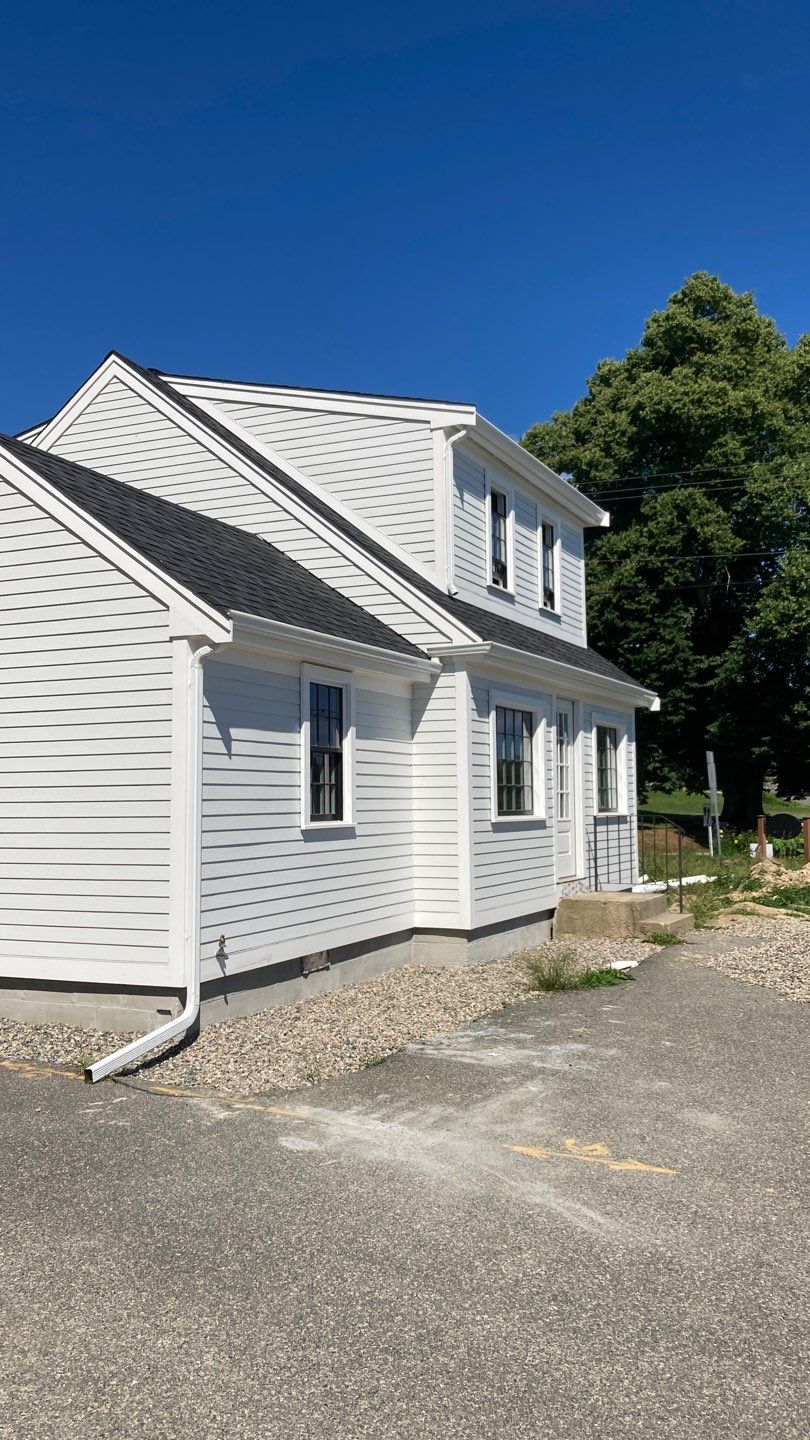 Sandwich, MA Gutter Installation using 5" K-Style Aluminum Gutter by Gutter Pro Enterprises