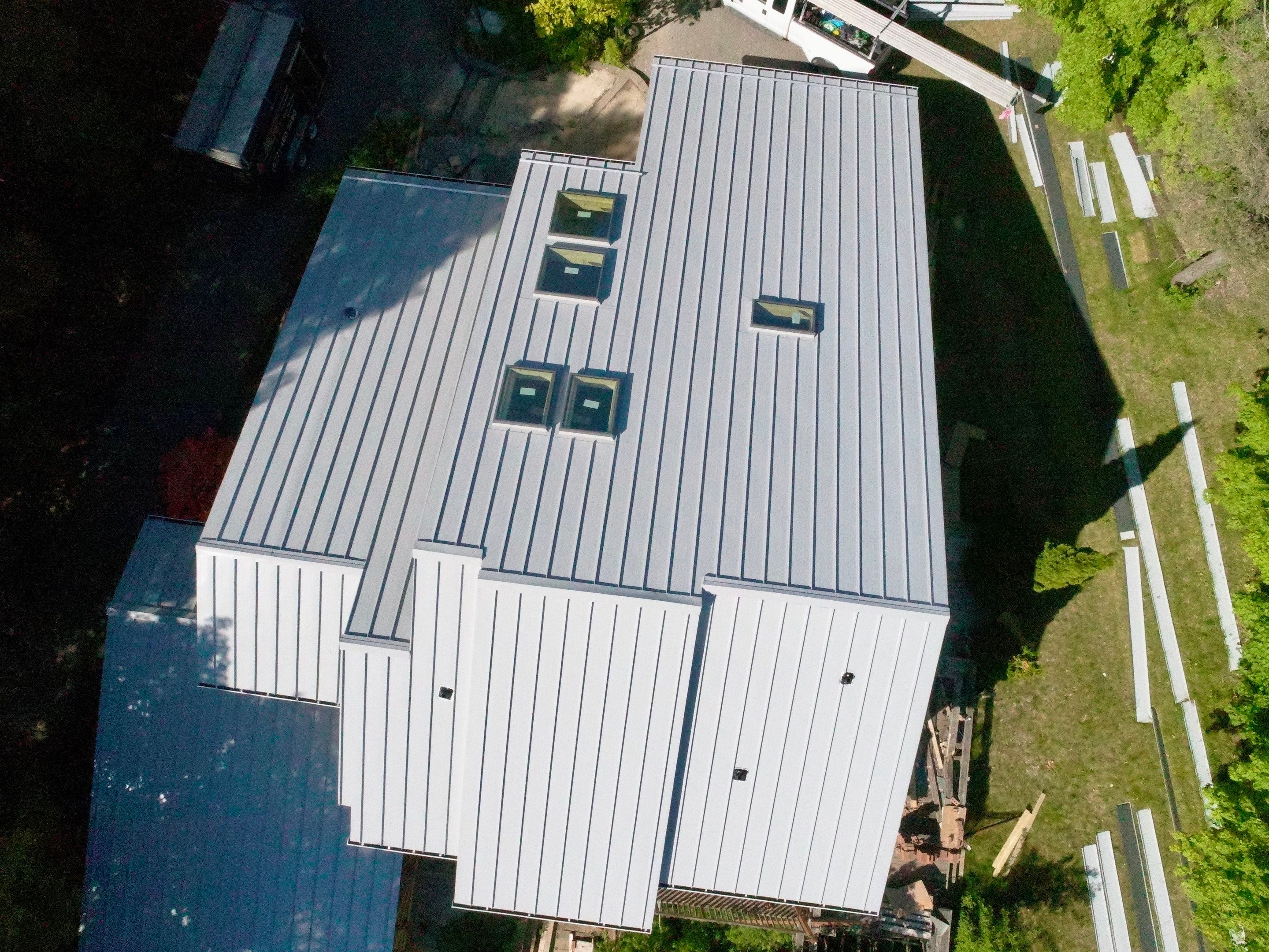 Metal work using exposed fastener by Jay Carter Roofing & Sheet Metal