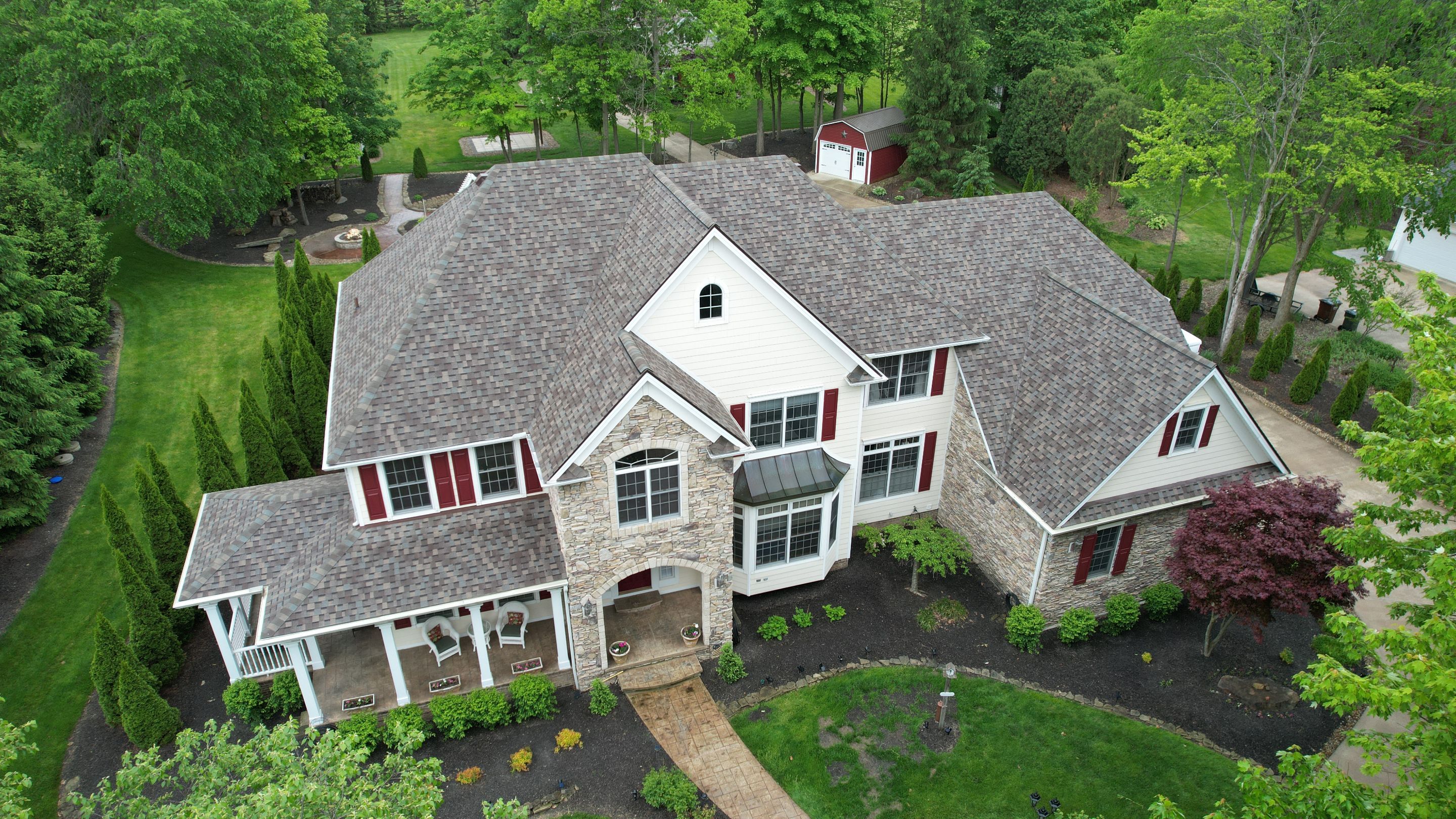 Atlas Pinnacle, Color, Majestic Shake, Drip Edge, Color, Royal Brown by Eagle Eye Roofing