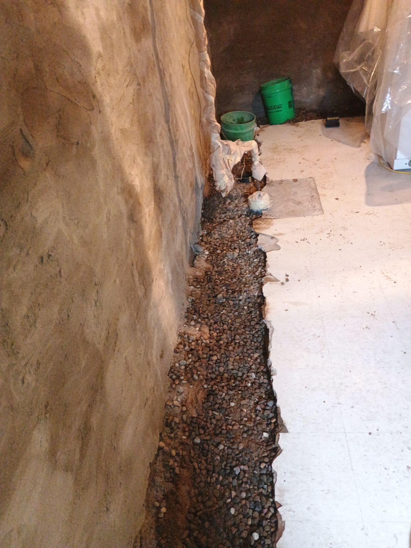 Interior Drain Tile & Wall Drainage in St. Paul, MN by Waterproofing Northeast