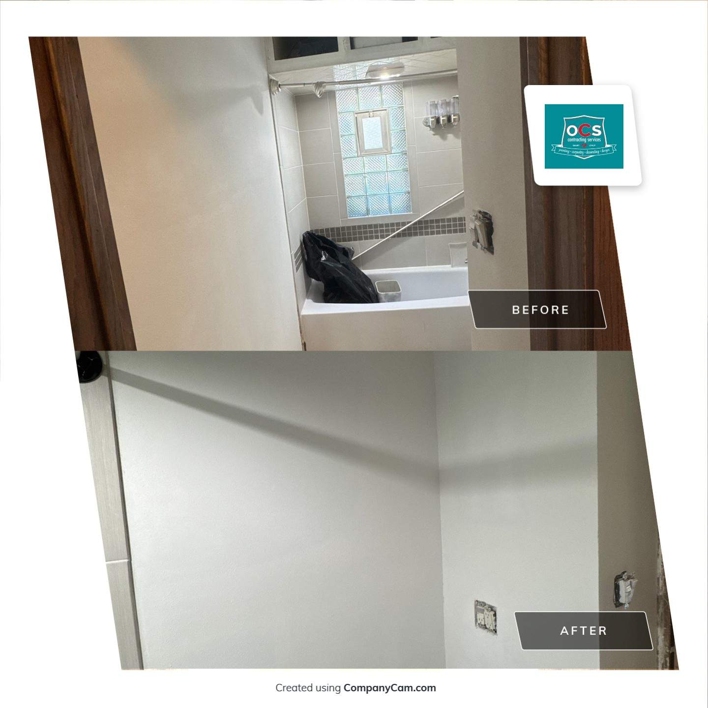Drywall Repair and Interior Repaint by OCS Contracting Services